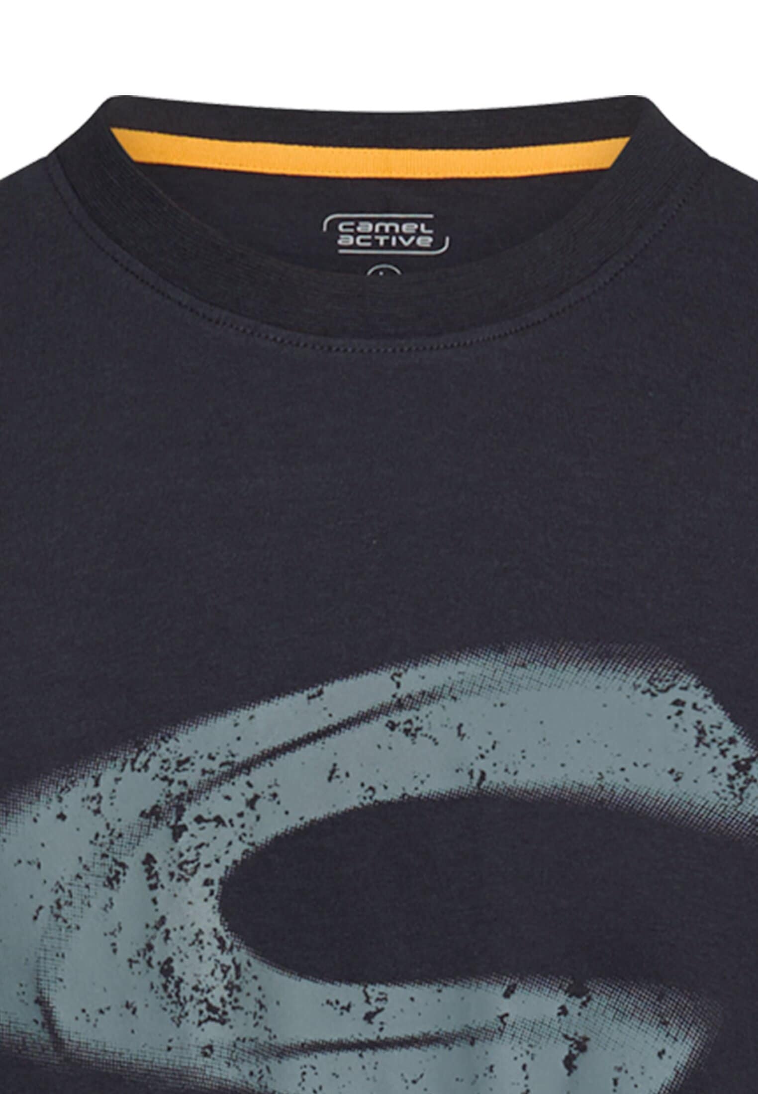 camel active T-shirt à manches courtes t-shirt d'été avec impression logo