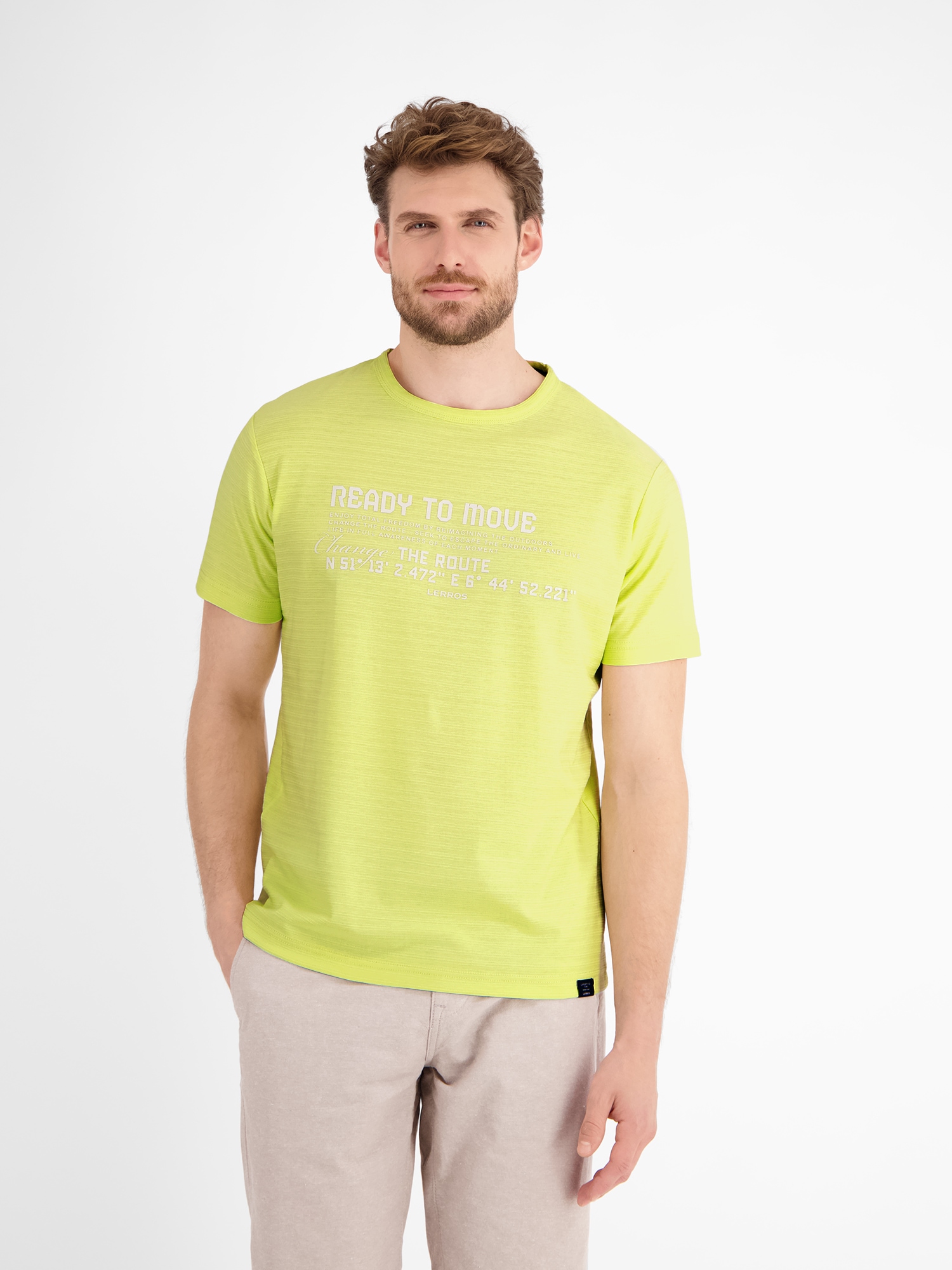 Image of LERROS T-Shirt "T-Shirt in Strukturqualität"