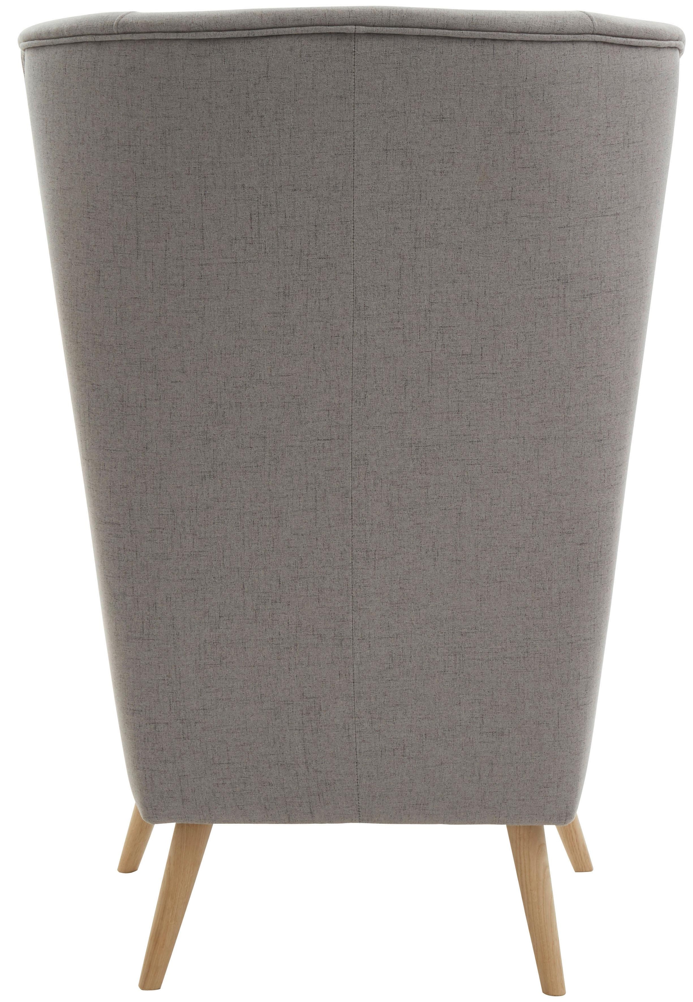 Guido Maria Kretschmer Home&Living Sessel »Salla«, wahlweise mit oder ohne Hocker; grosser Sessel: Masse B/T/H: 78/94/118cm