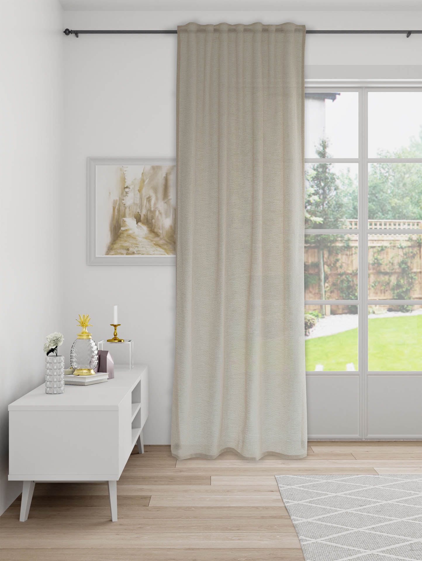 Image of HOMING Vorhang "Sema" verdeckte Schlaufen 1 Stk. tlg. Fertigschal