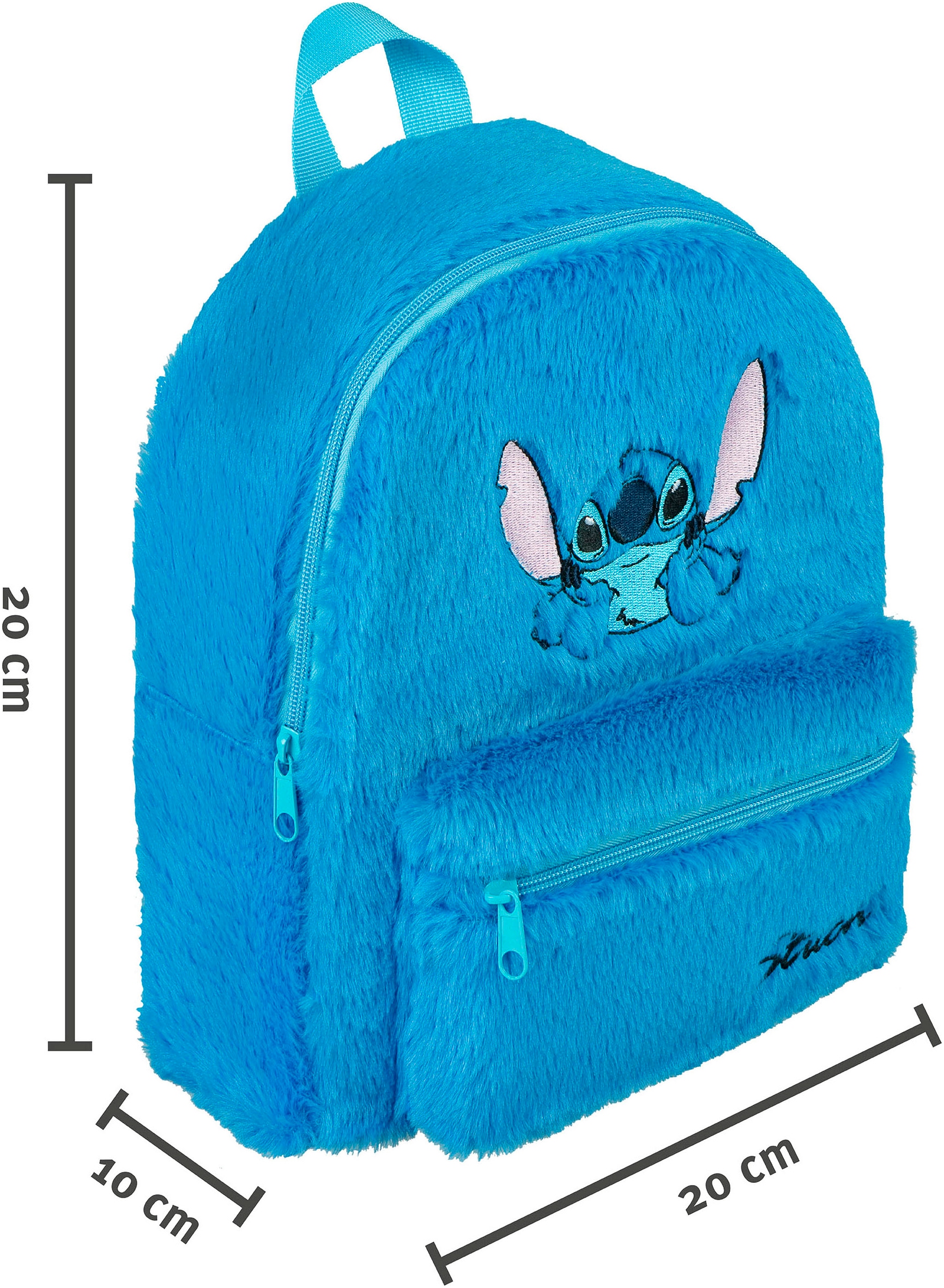 UNDERCOVER Kinderrucksack »Lilo & Stitch Plüsch« Rucksack + Plüsch Schlamperetui + Plüsch Notizbuch A5