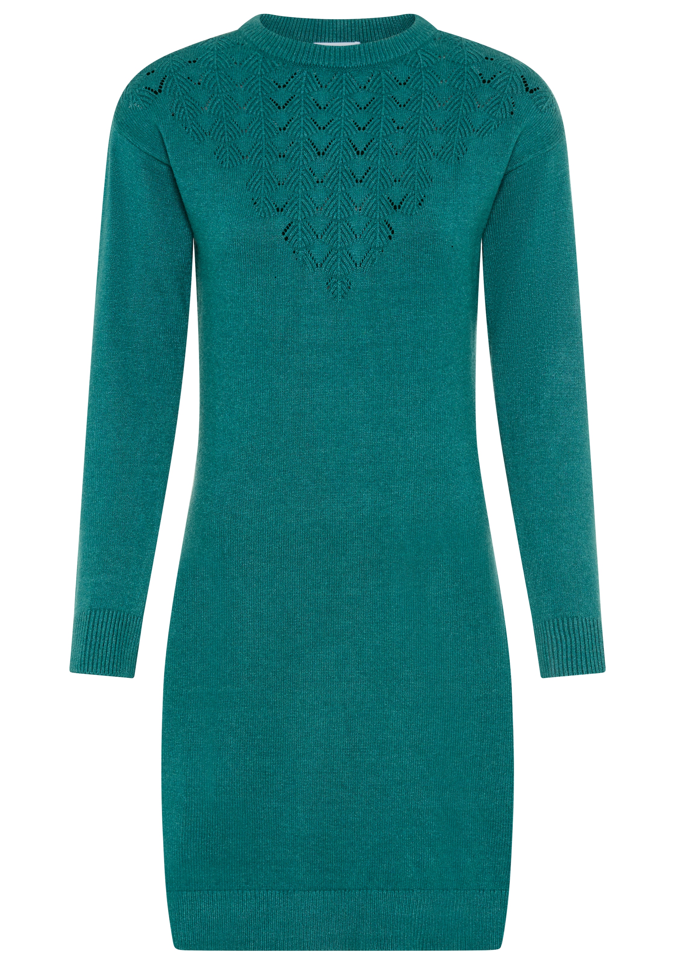 Tamaris Robe en tricot Mini-Länge, modischer Ajourstrick