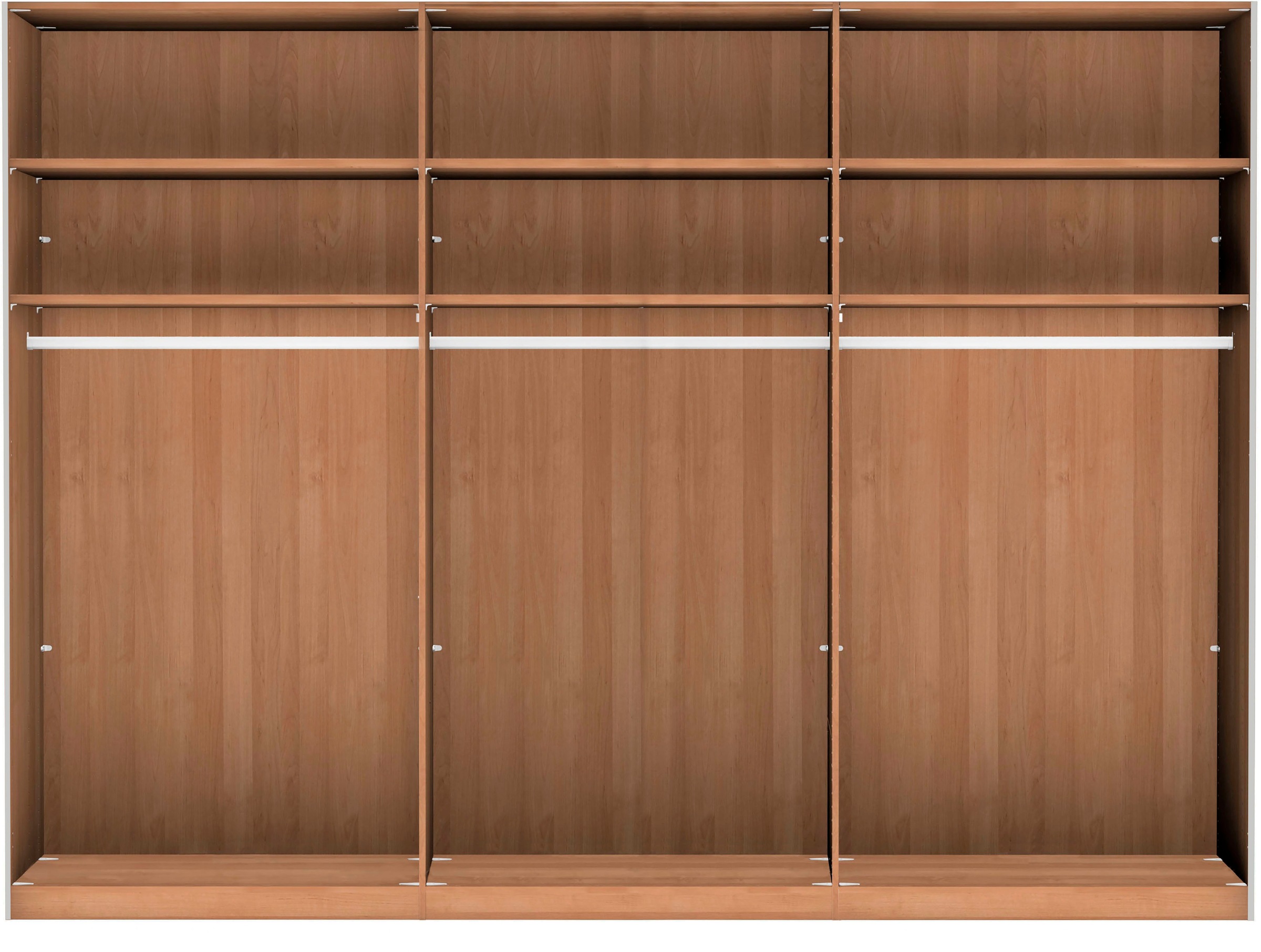 WIEMANN Schwebetürenschrank »Cardiff«, mit massiven Holztüren und Glas
