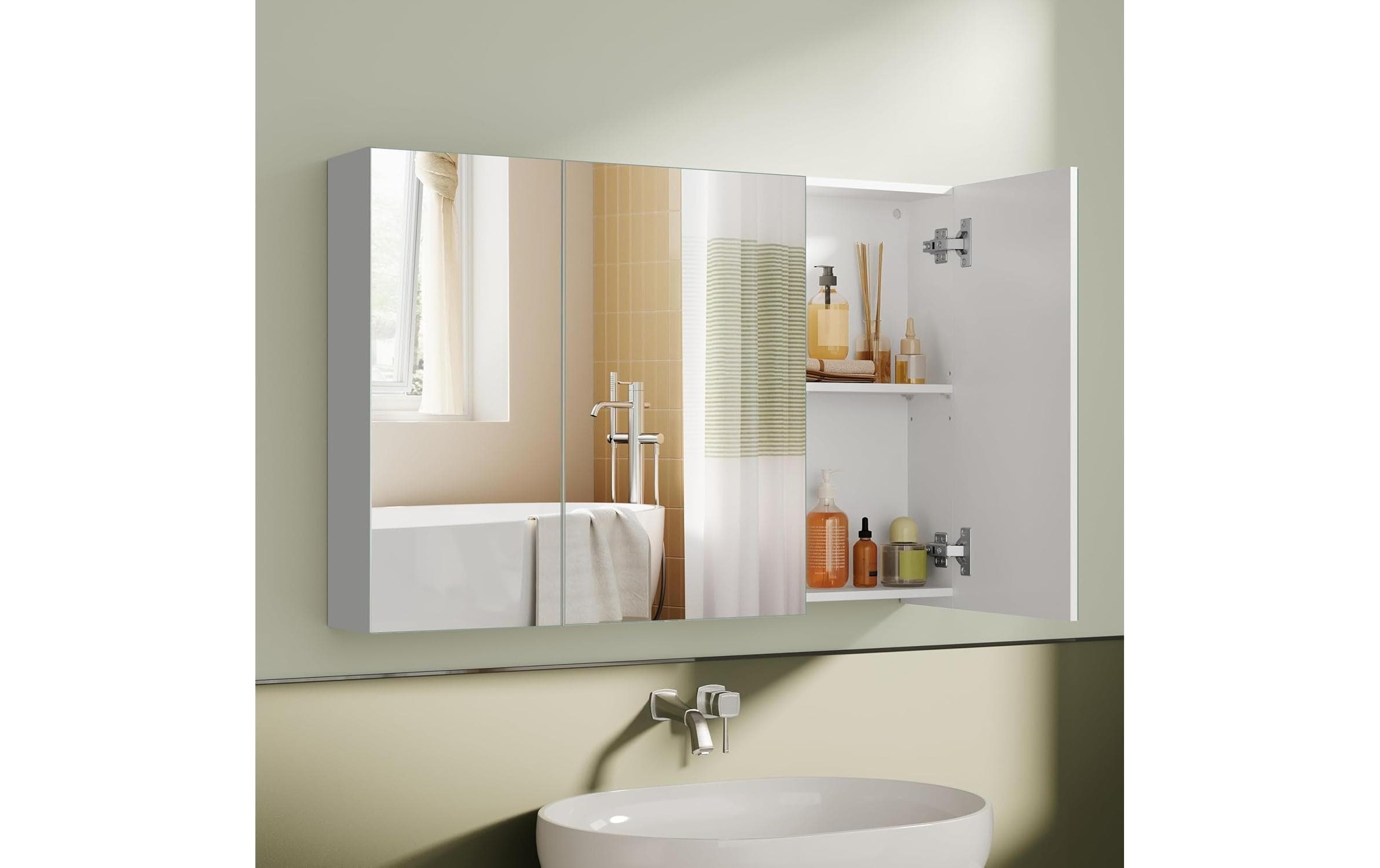 VASAGLE Armoire de toilette »15 x 90 x 60 cm«