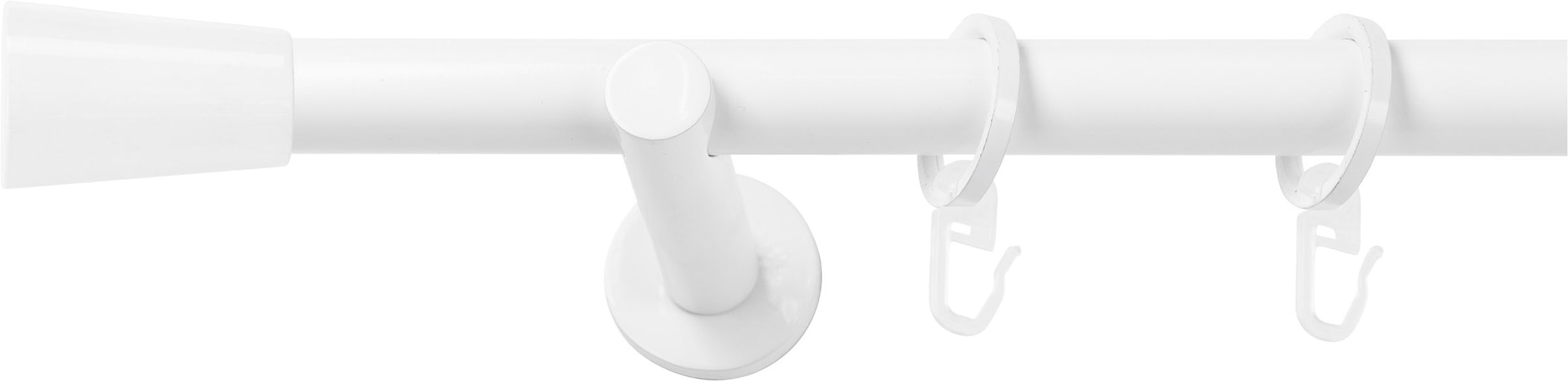 SN DECO GROUP Tringle à rideaux Ø 19 mm 1 course-läufig Fixmass;kürzbar