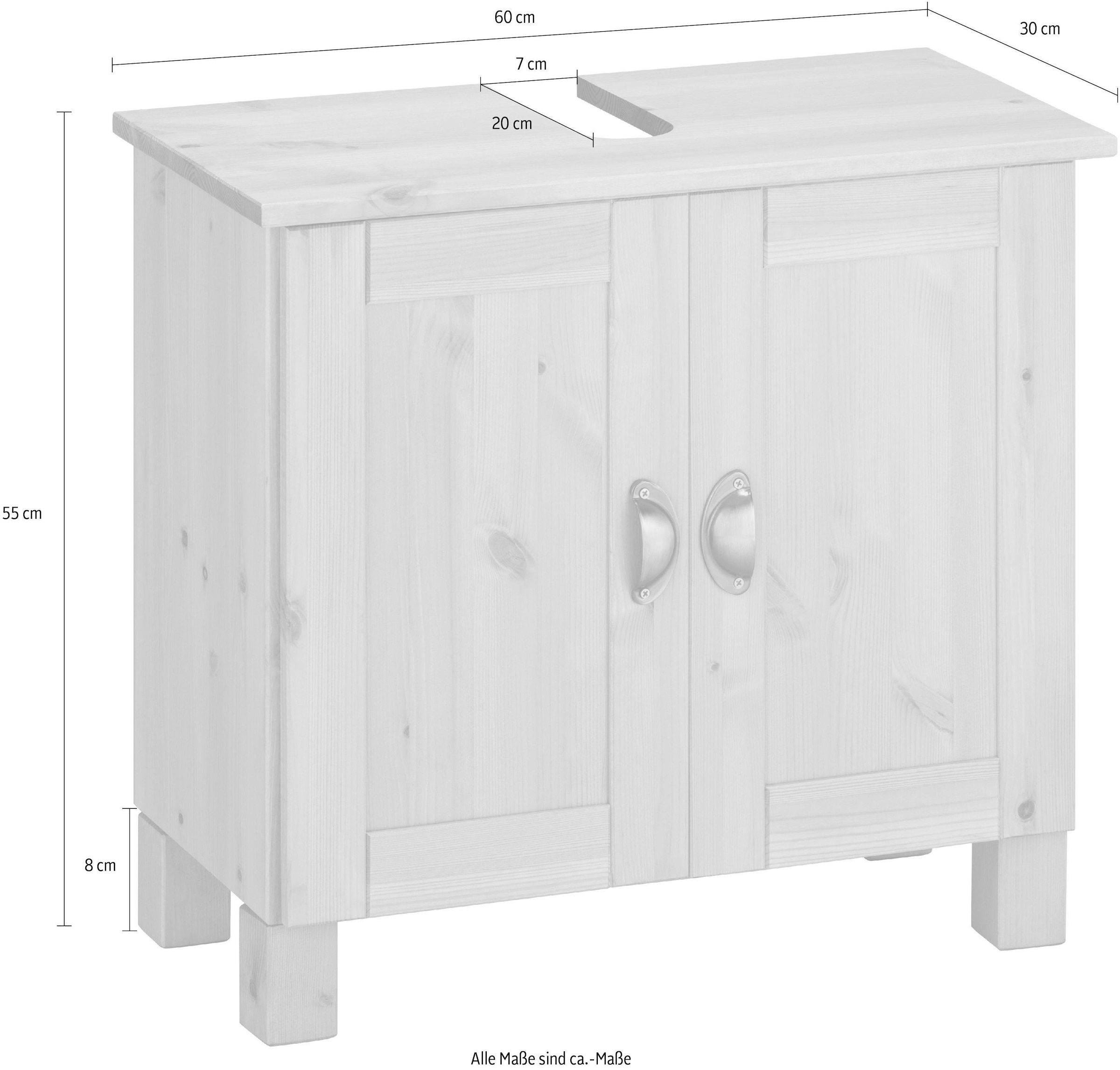 ♕ Home affaire Waschbeckenunterschrank »Oslo«, Breite 60 cm  versandkostenfrei auf