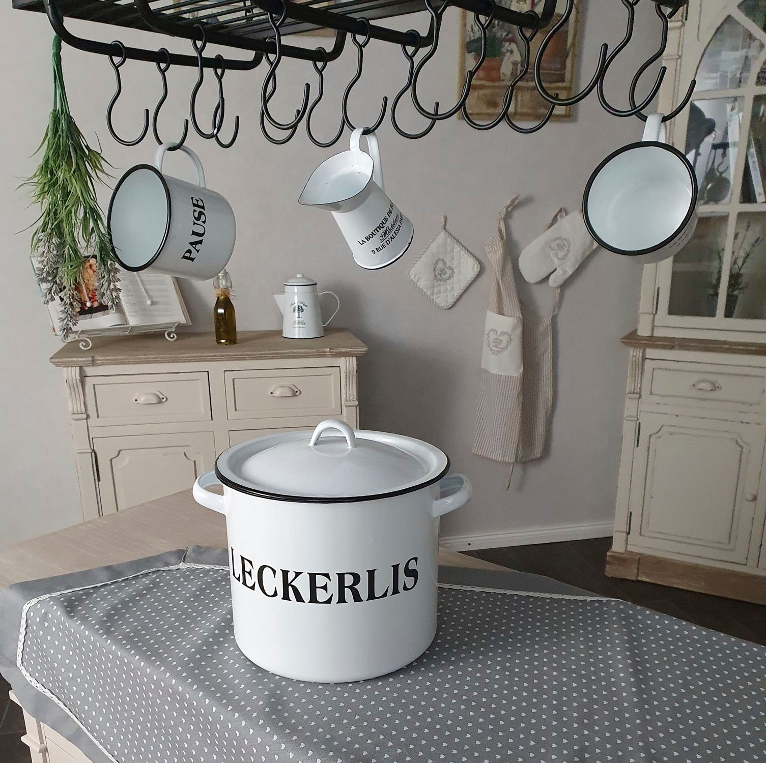 Ambiente Haus Boîte »Vorratsbehälter Leckerli aus Emaille«