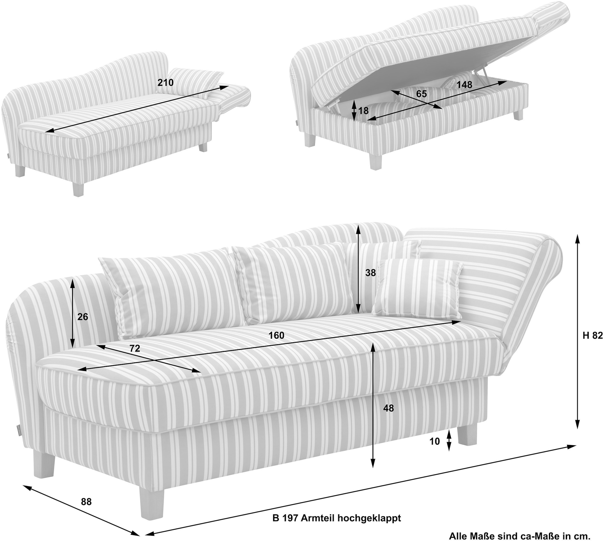 Max Winzer® Recamiere »Selma«