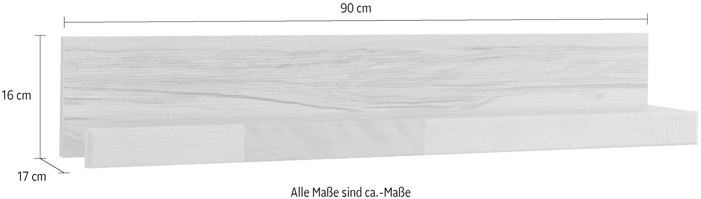 Home affaire Wandregal »Silkeborg« Breite 90 cm