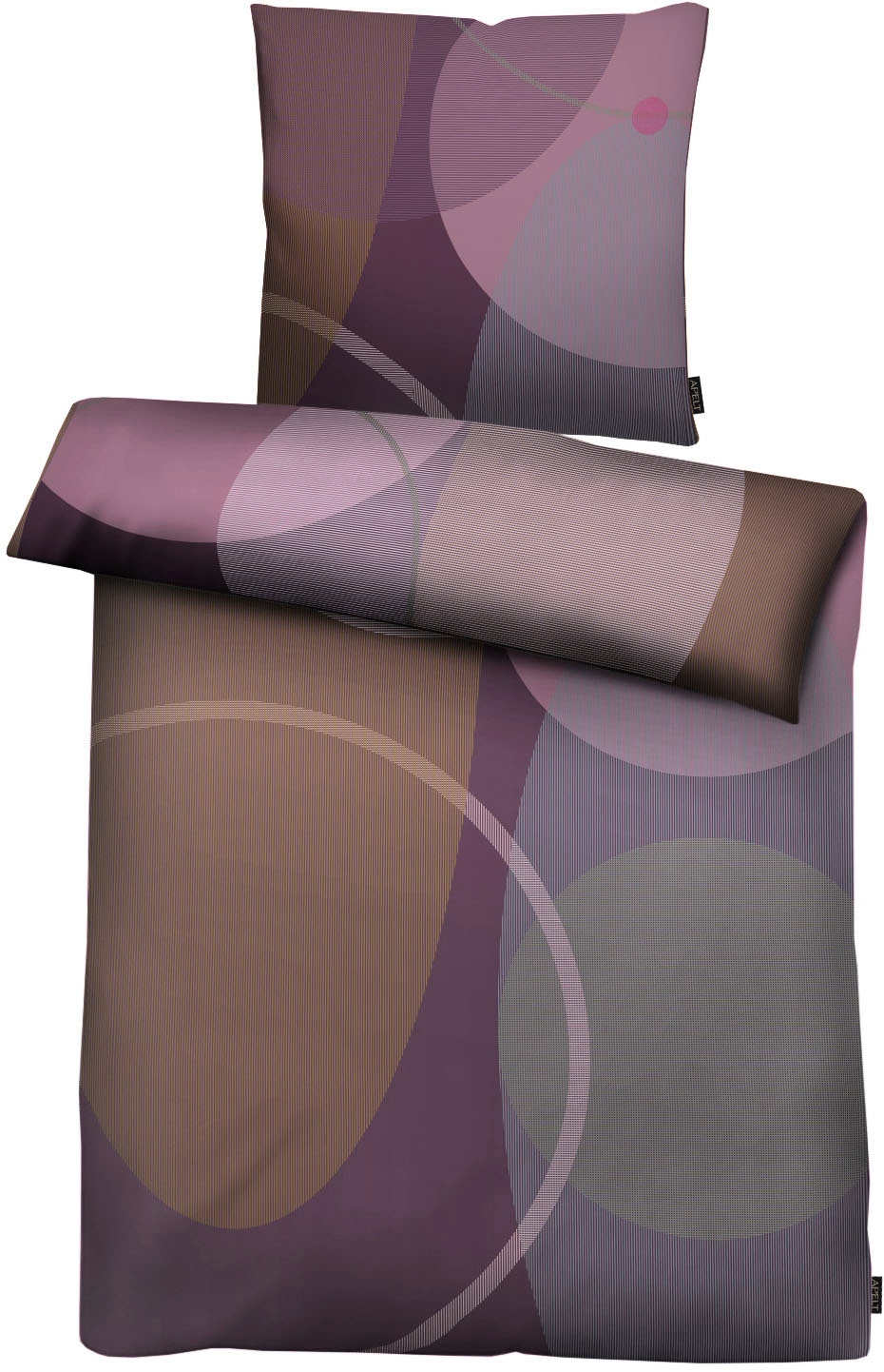 Image of APELT Bettwäsche "Giro" 2 Stk. grafische Motive