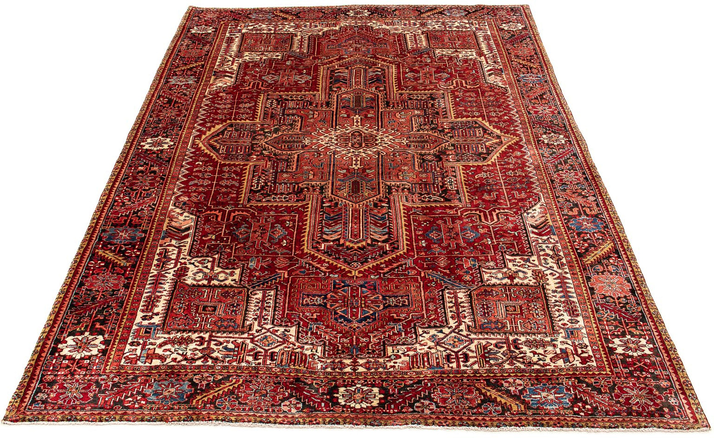Image of morgenland Orientteppich »Perser - Nomadic - 397 x 304 cm - dunkelrot«, rechteckig, 10 mm Höhe, Wohnzimmer, Handgeknüpft, Einzelstück mit Zertifikat bei Ackermann Versand Schweiz