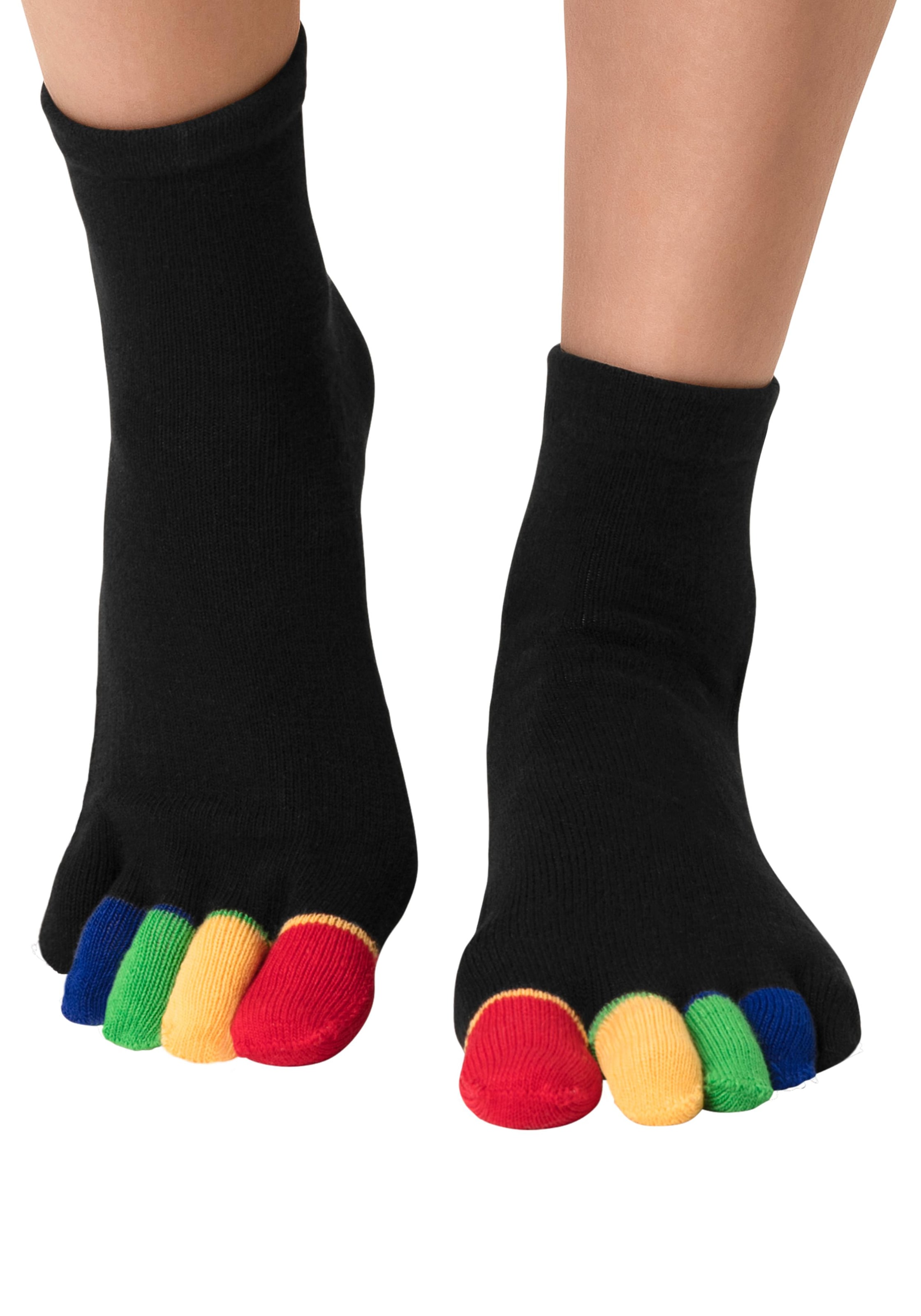 Image of H.I.S Zehensocken Packung, im Streifenmuster weich und atmungsaktiv
