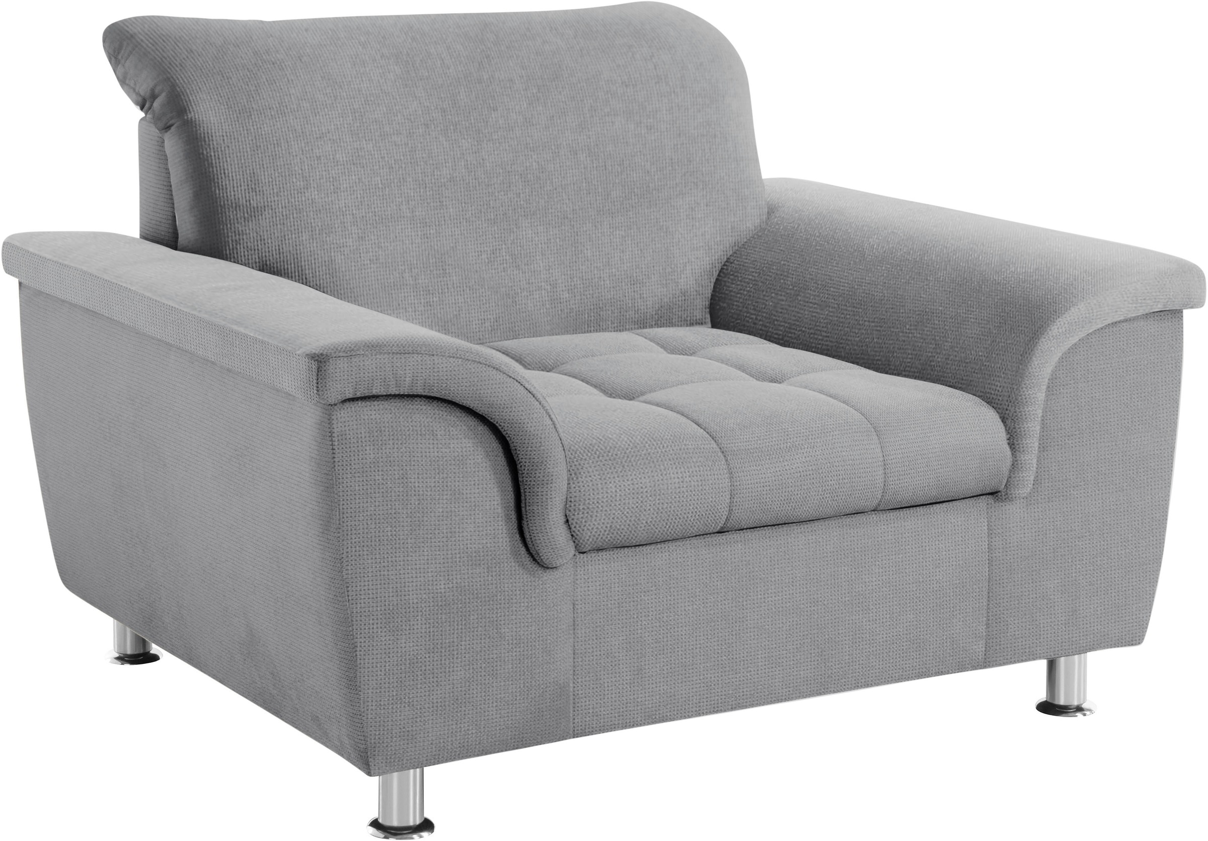 DOMO collection Sessel »Franzi, zeitlos und elegant, moderne Sitzheftung«, wahlweise mit Kopfteilverstellung