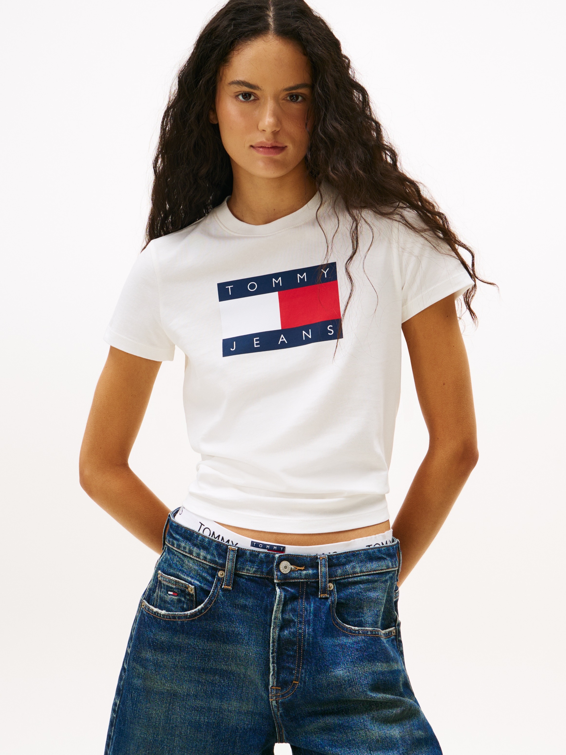 Image of Tommy Jeans Kurzarmshirt "TJW REG TJ FLAG SS TEE"