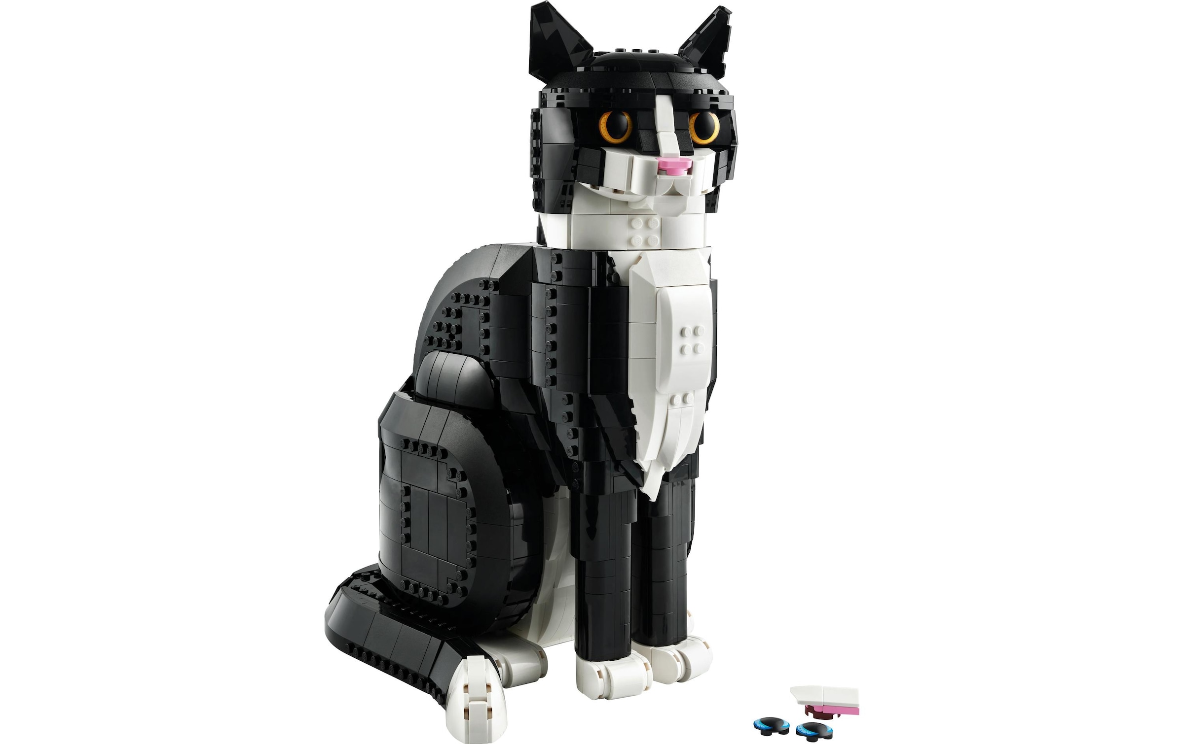 LEGO® Spielbausteine »Schwarz-weisse Katze«, (1710 St.)