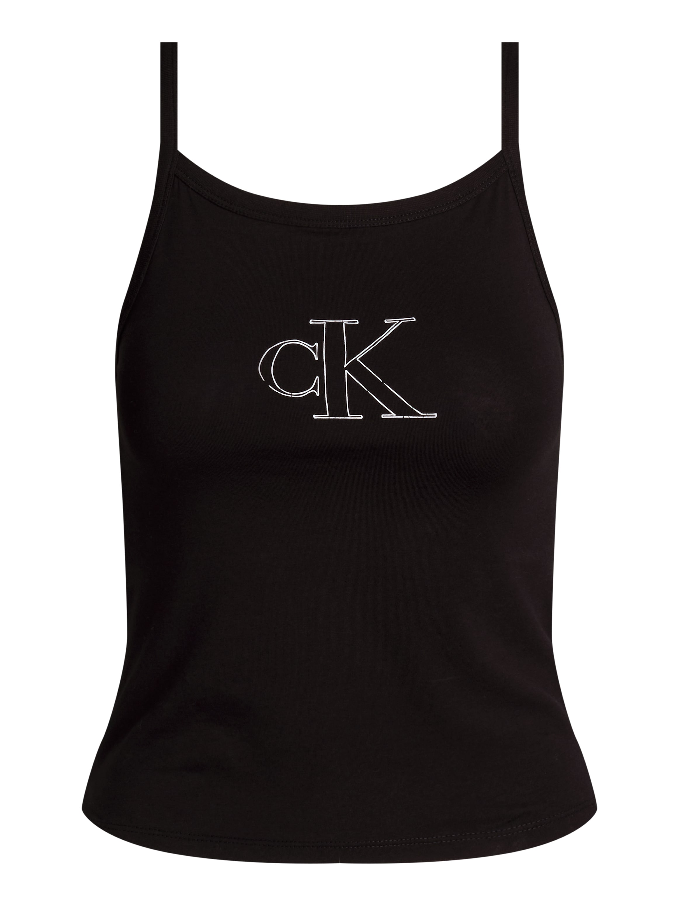 Calvin Klein Jeans Spaghettitop »OUTLINED CK STRAPPY TANK«, mit Markenlabel