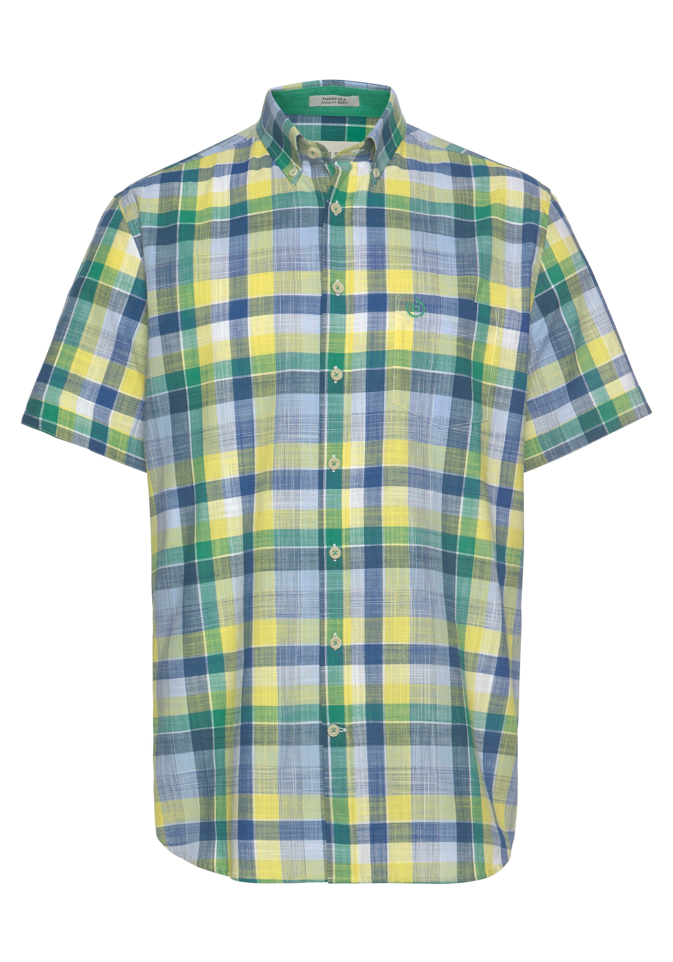 Image of bugatti Kurzarmhemd, Karo-Optik bei Ackermann Versand Schweiz