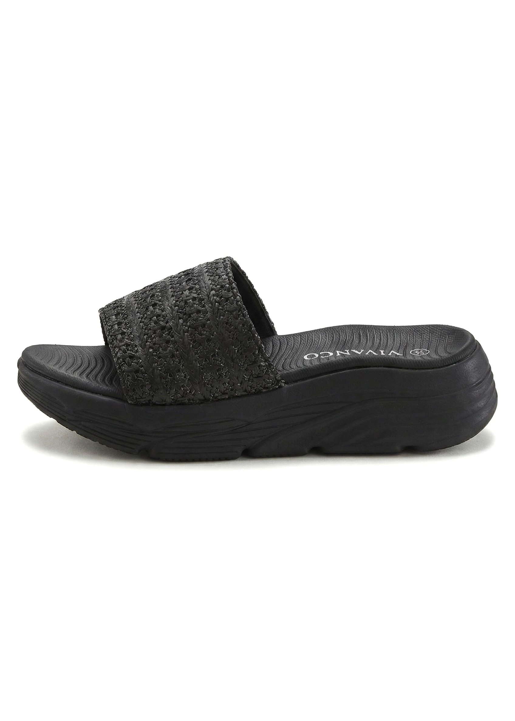 Vivance Pantolette »Mule, Sandale, Sommerschuh, offener Schuh,«  mit modischer Sohle VEGAN