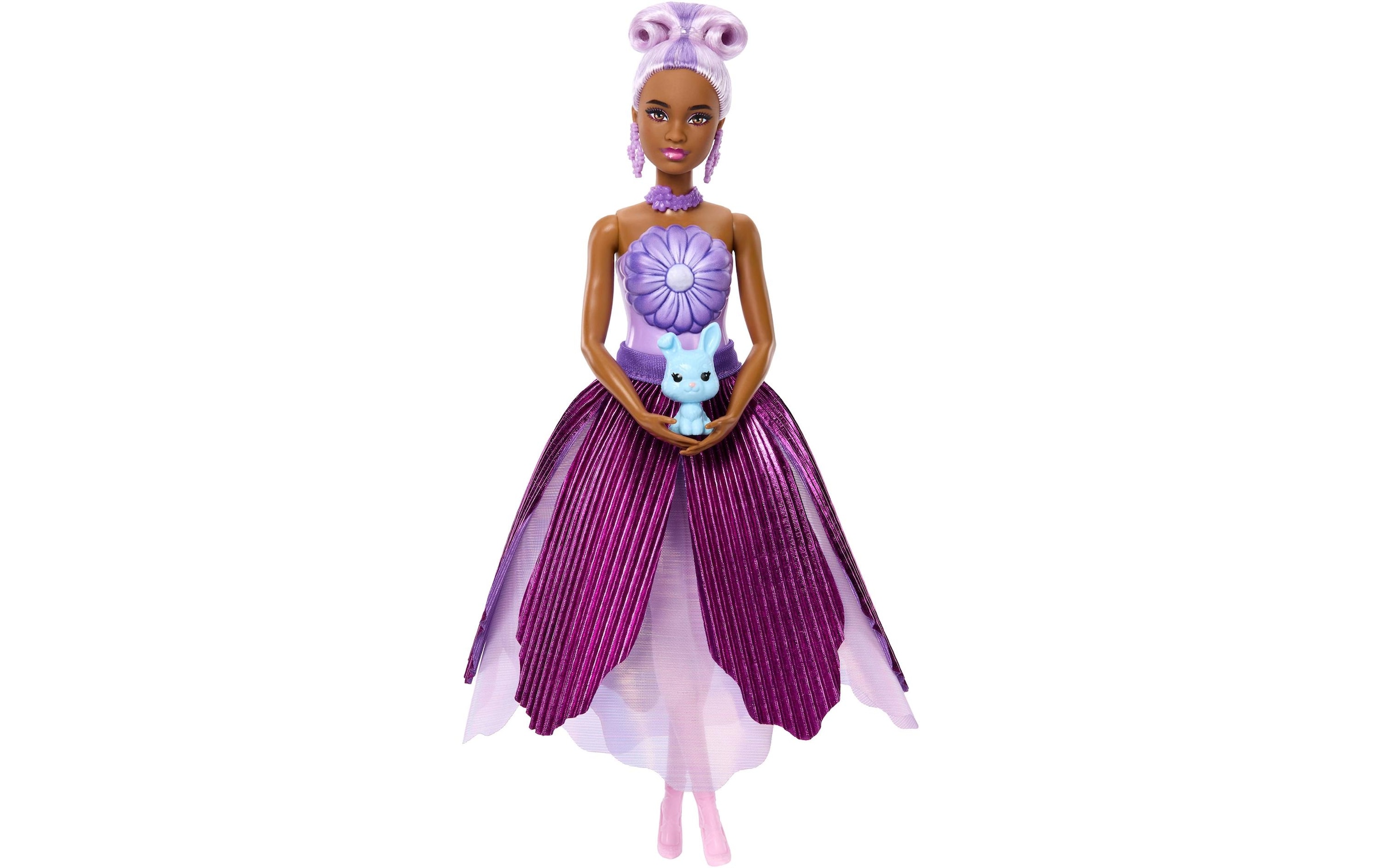 Barbie Anziehpuppe »Flower Surprise Puppe Lila Blümchen« Blumen-Überraschungspuppe