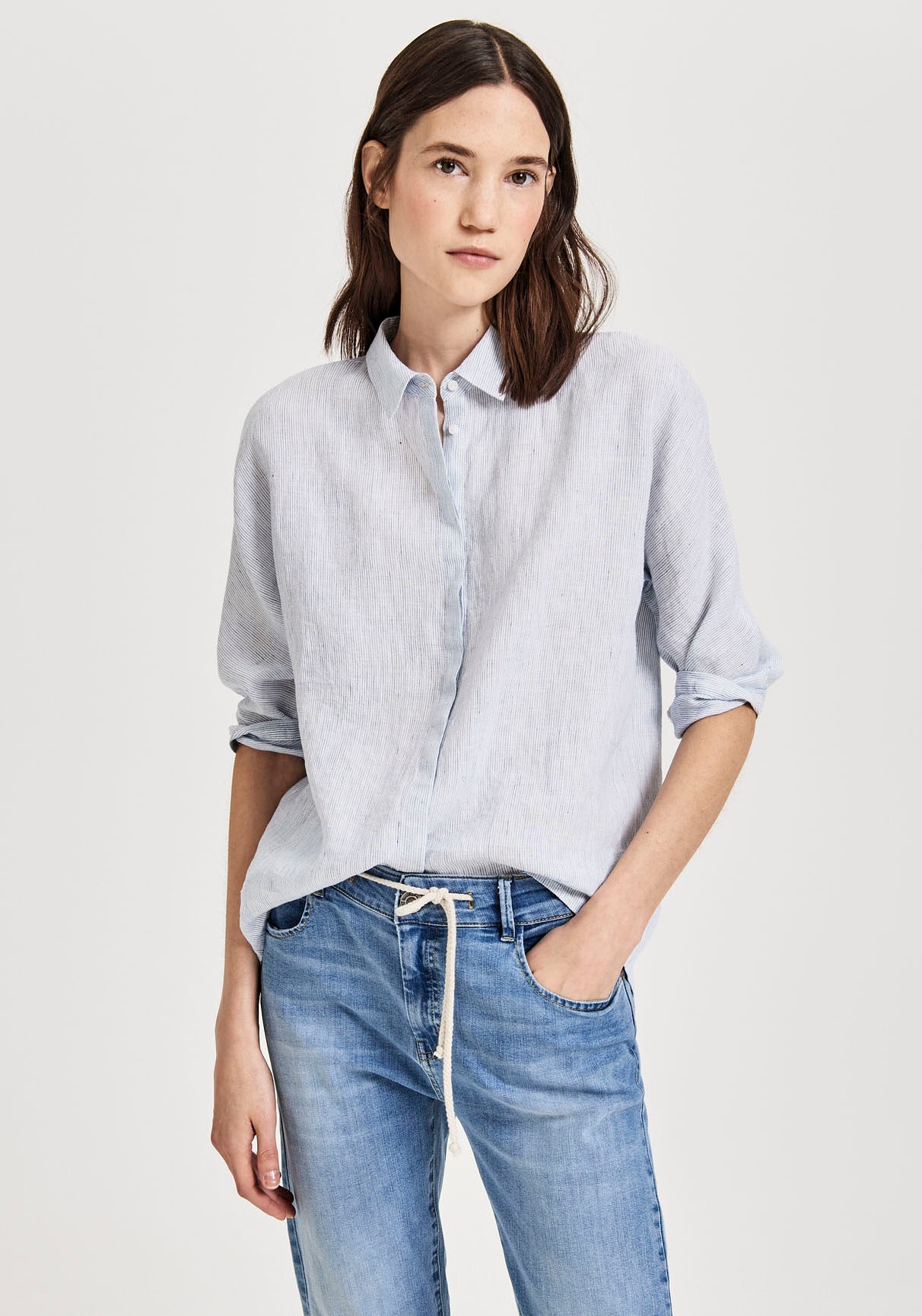 Image of OPUS Schlupfbluse »Frona«, aus leicht transparenter, leichter Qualität bei Ackermann Versand Schweiz