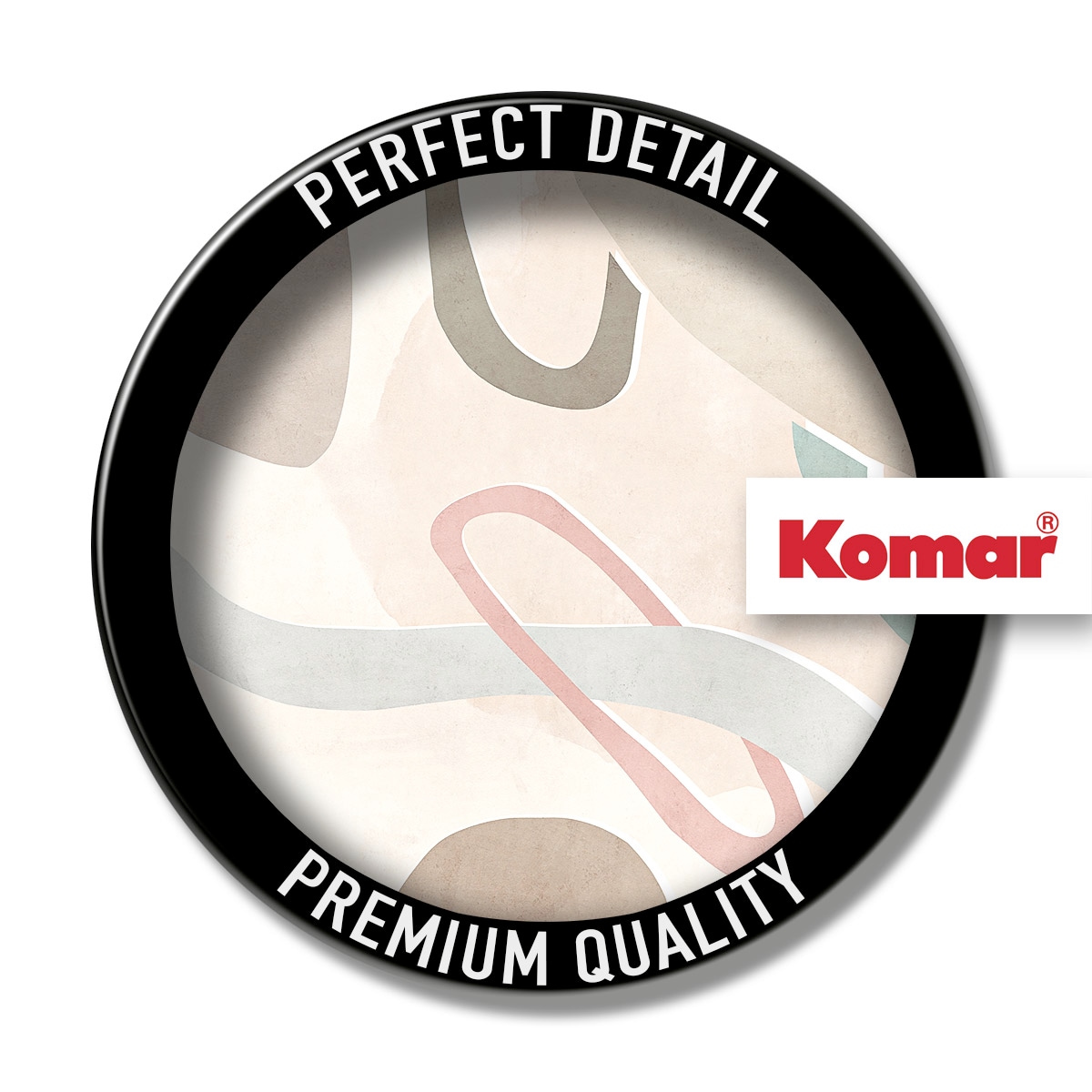 Komar Fototapete »Digitaldruck Vlies - Paradox Parallelogramm - Grösse 400 x 250 cm«, bedruckt-floral-geblümt-gemustert-tropisch, Wohnzimmer, Schlafzimmer