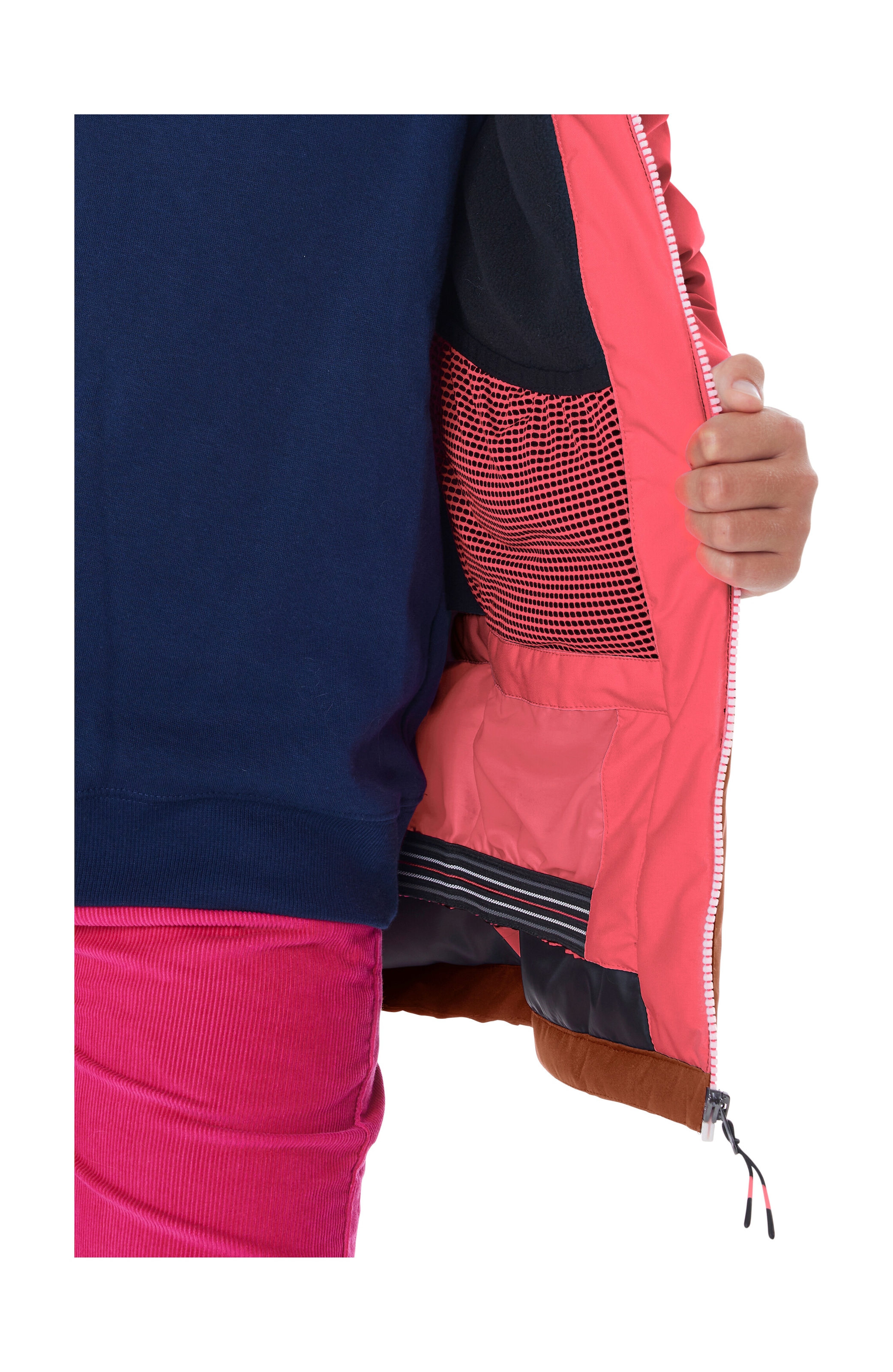 Killtec Veste de ski »KSW 331 GRLS SKI JCKT« Atmungsaktive, wasserdichte Jacke mit Fleece-Innenseite, Skipasstasche