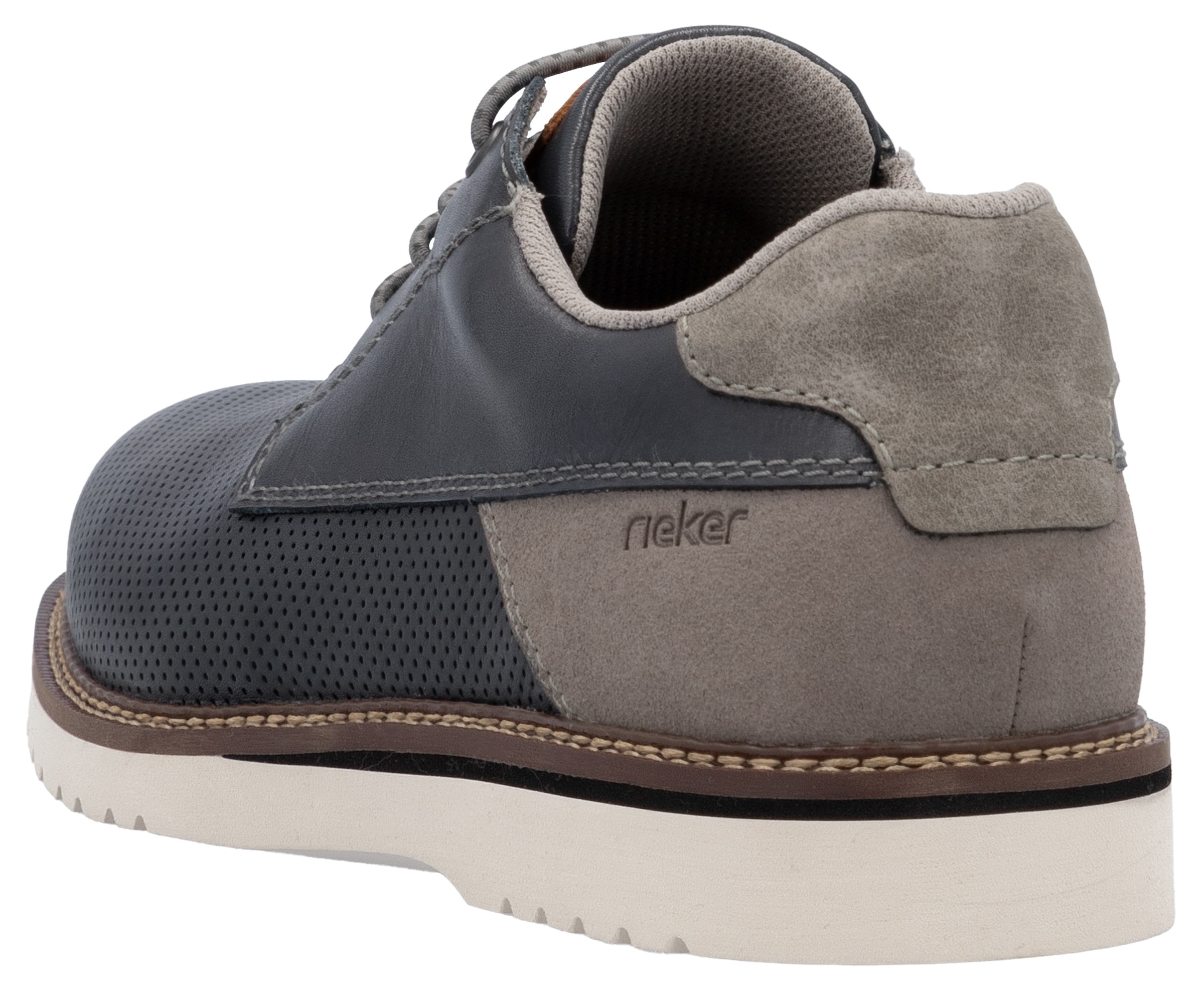 Rieker Schnürschuh  , Halbschuh, Casual-Schnürer mit leichtem Einstieg dank Gummizug