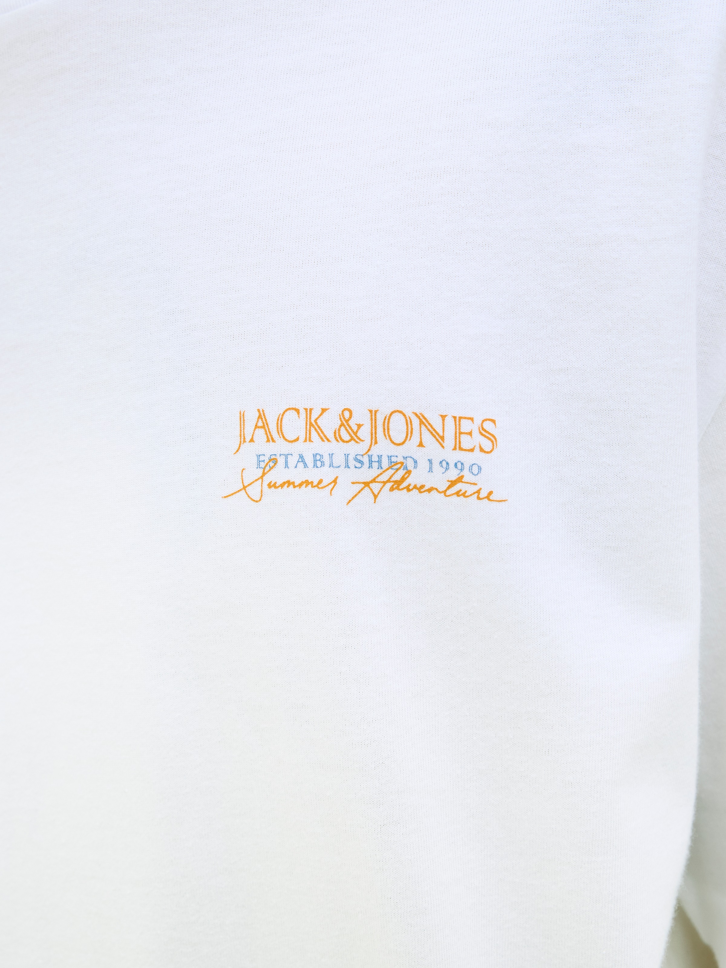 Jack & Jones Rundhalsshirt »JJSUMMER VIBES TEE SS CREW NECK LN«
