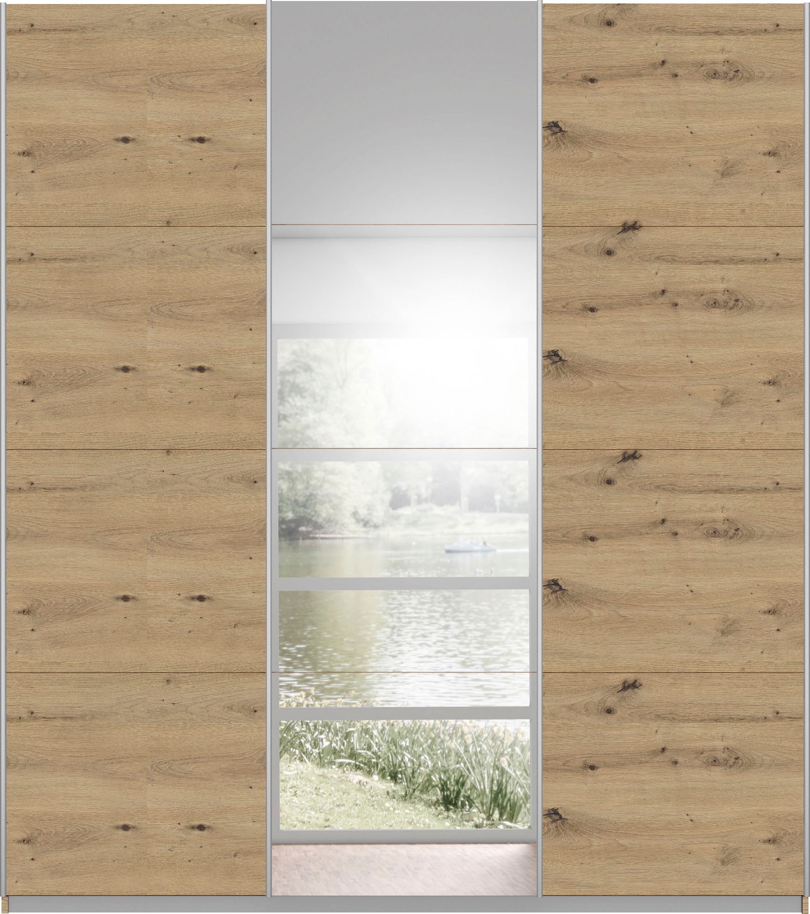 GOODproduct Kleiderschrank »Mehrzweckschrank Aktenschrank Möbel Mietswohnung Schlafzimmer TOMA« Breiten 203/271/315/360 cm, Höhen 210/229 cm,  inkl. Regaleinsatz sowie zusätzlichen Einlegeböden MADE IN GERMANY