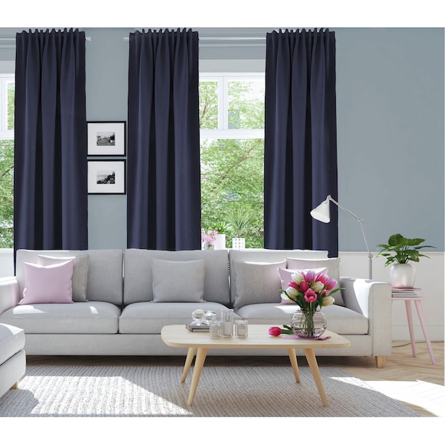 HOMING Vorhang »Galdin«, (1 St.), Verdunklungsvorhang, Akustik, blickdicht,  Thermo, Energiesparend kaufen