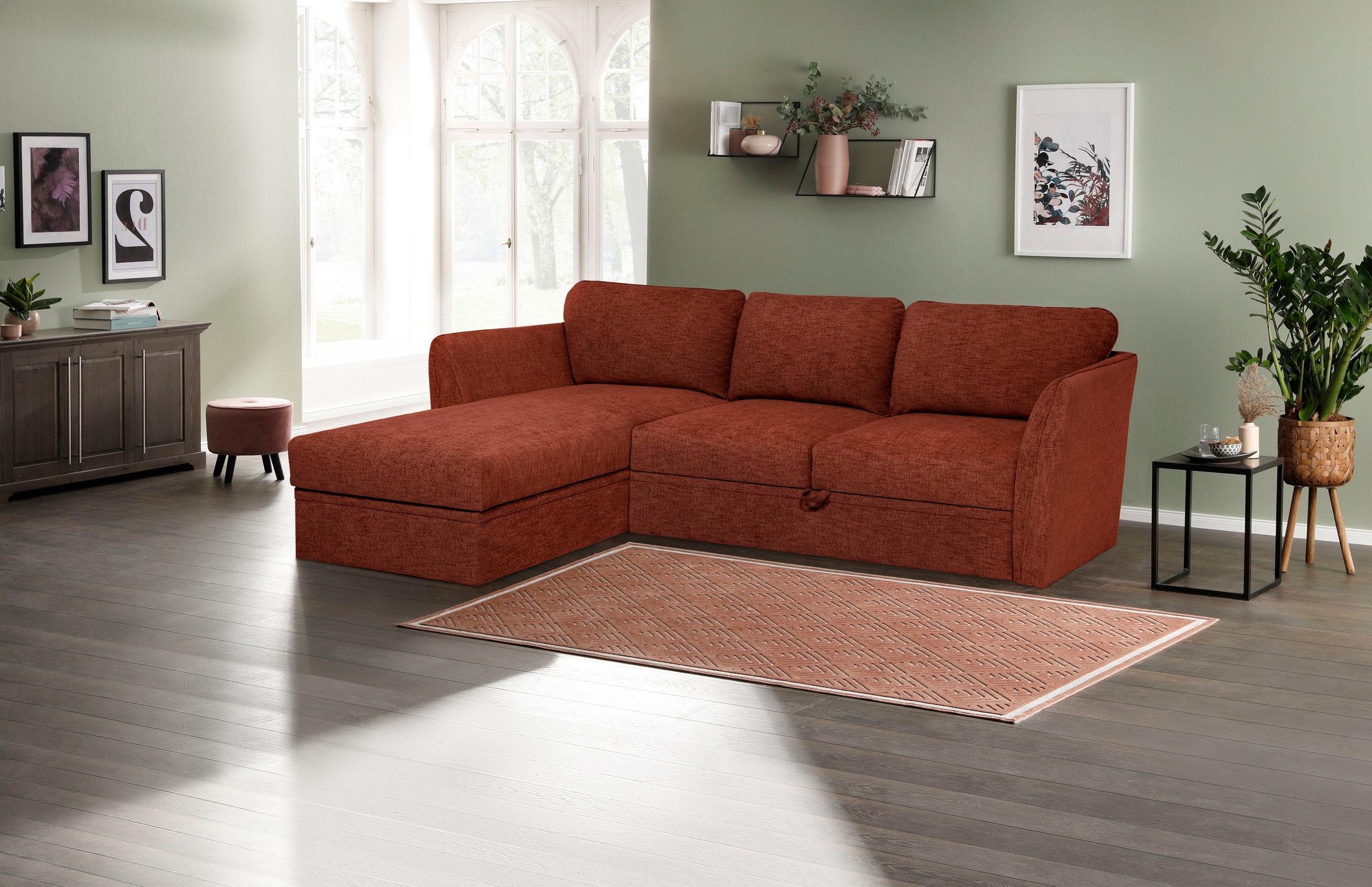 Image of Home affaire Ecksofa »Malger«, mit Federkern bei Ackermann Versand Schweiz