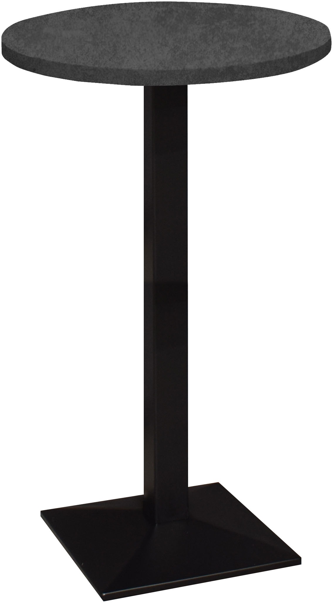 Mäusbacher "Big Bistro Metall" Quadrat-Säulengestell, runde Platte Ø 70 cm x H 105 cm
