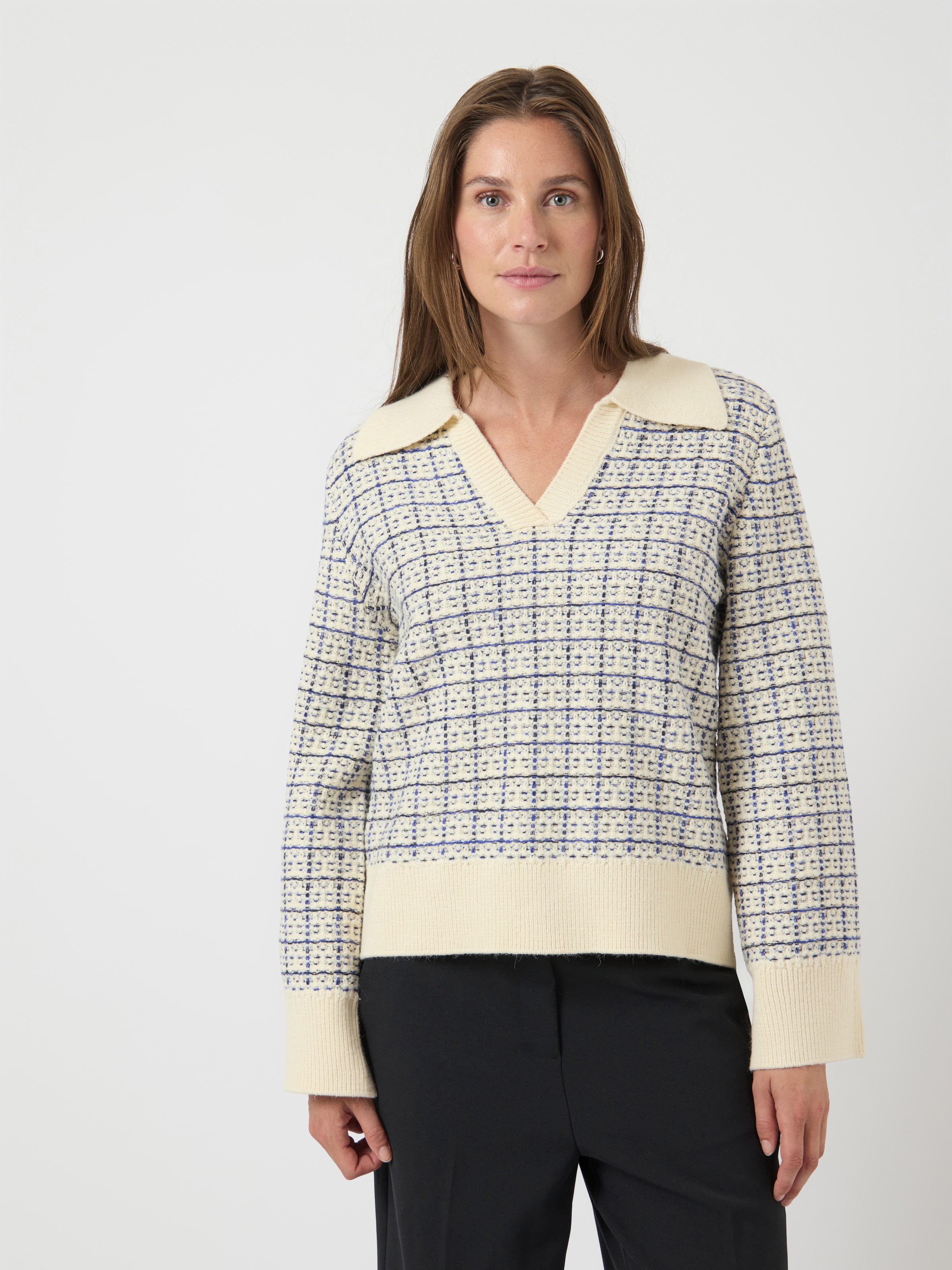 Y.A.S Strickpullover »YASLIVIA LS V-NECK KNIT PULLOVER NOOS«