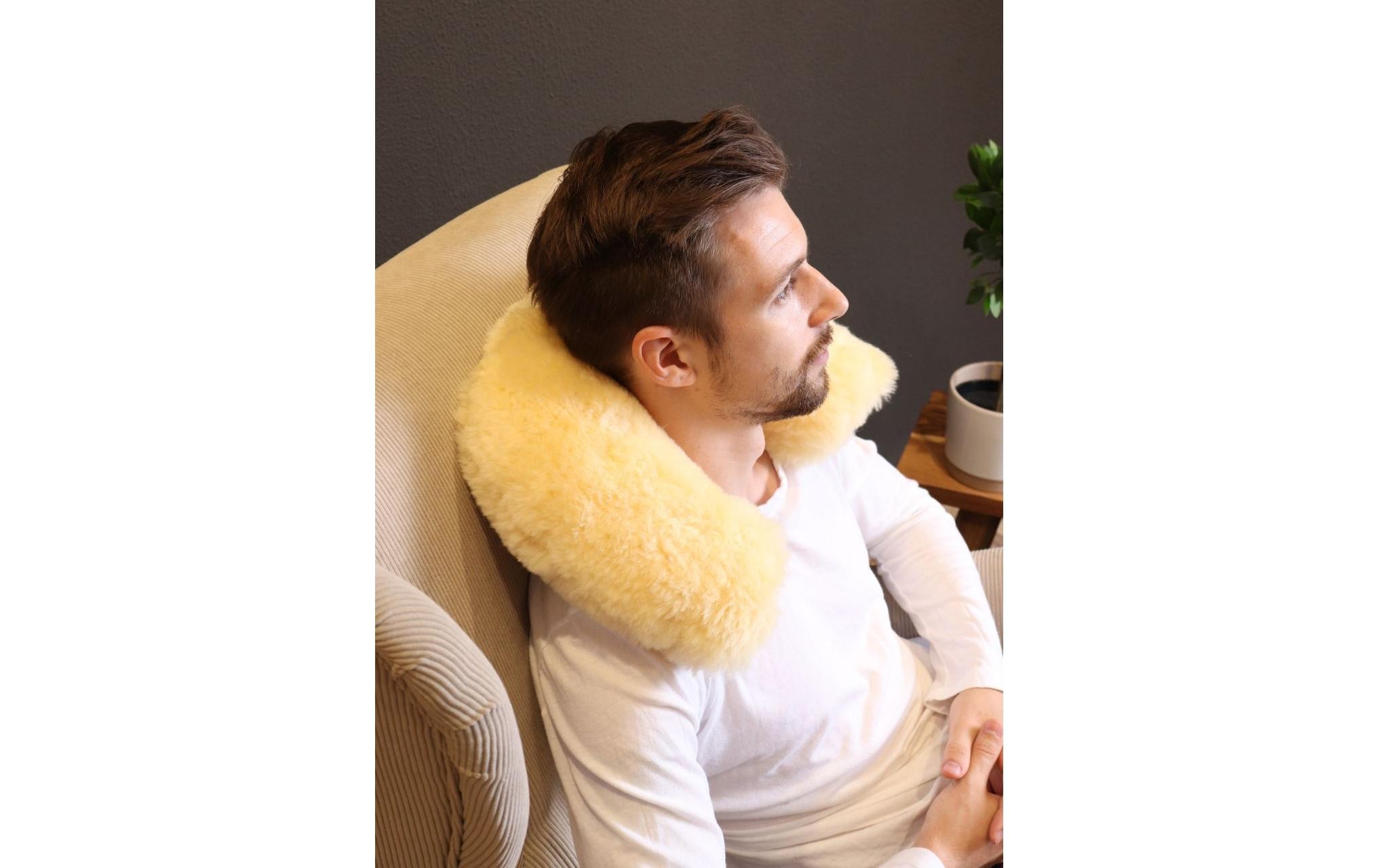 Kaiser Nackenkissen »Medizinfell 40 x 40 cm« Medizinisches Schaffell-Nackenkissen