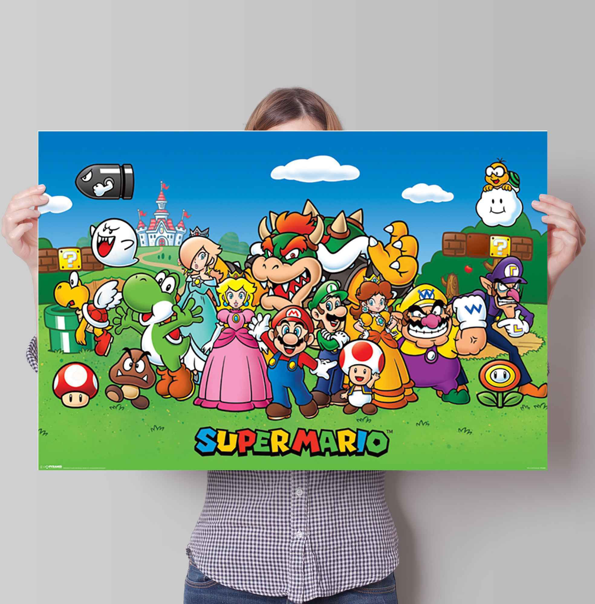 Reinders! Poster »Poster Super Mario«, Comic, (1 St.)
