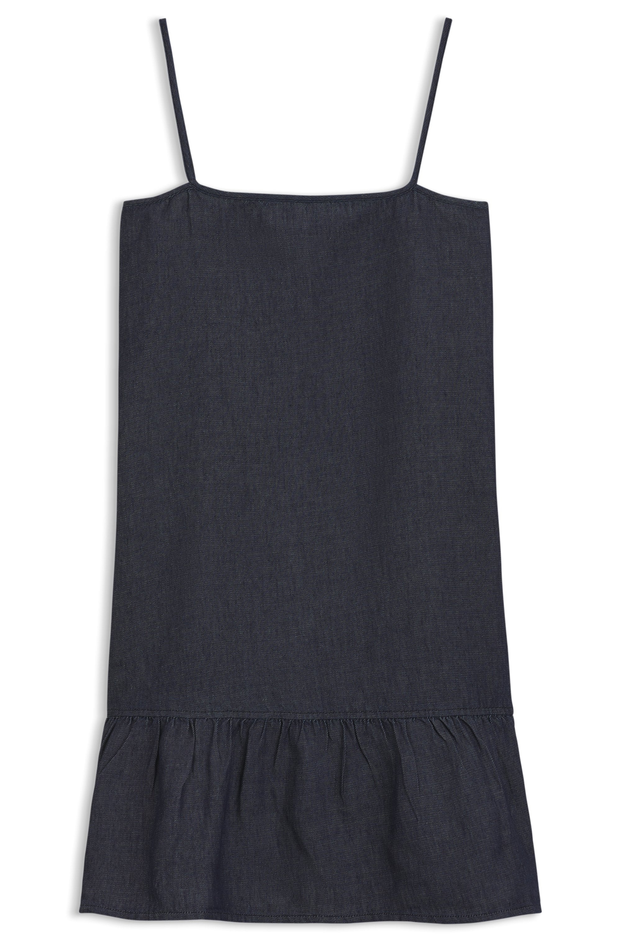 HUGO Mini-robe »Kabati« aspect denim, ourlet abaissé