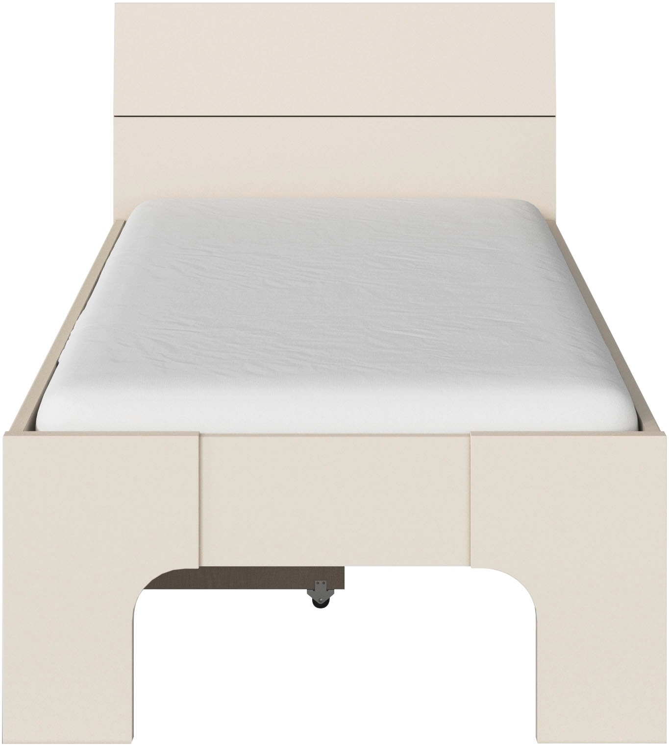GOODproduct Bett »Schlafzimmermöbel Landhaus Einzelbett Doppelbett Stauraum MARLENE« Breite 90x200 cm oder 140x200 cm,  in 2 Breiten mit geräumigem Schubkasten MADE IN GERMANY