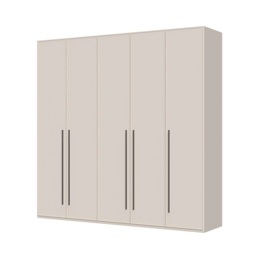 Image of GOODproduct Drehtürenschrank "Opera mit oder ohne Kranz inkl. LED-Bel.,B 227,272,317 oder 362 cm" Schrank, UV lackiert, Soft Close Funktion, Höhenverstellbare Füsse