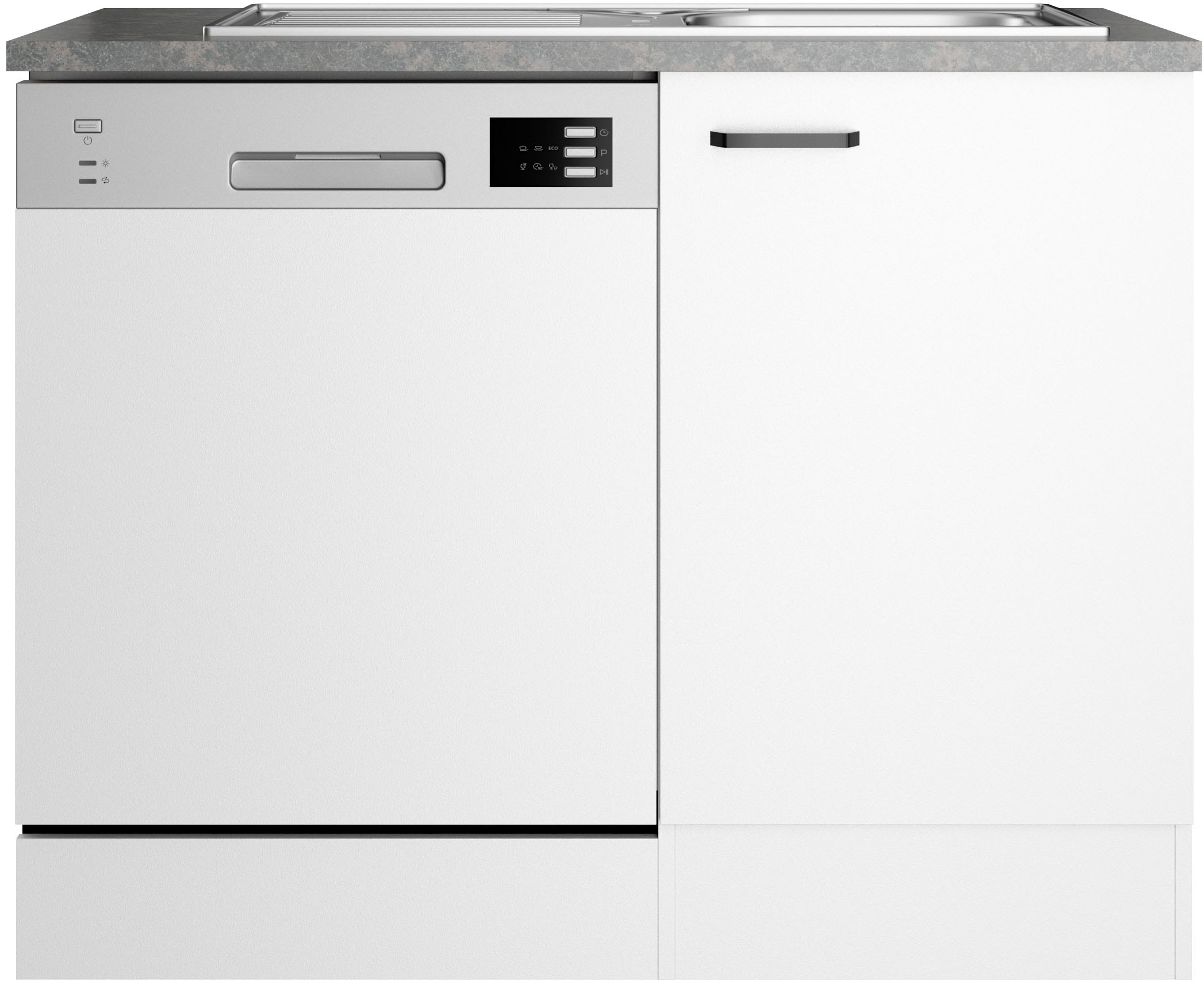 OPTIFIT Meuble évier »OPTImulti« Breite 110 cm, mit 1 Tür u. Blende f. Geschirrspüler, Einbauspüle