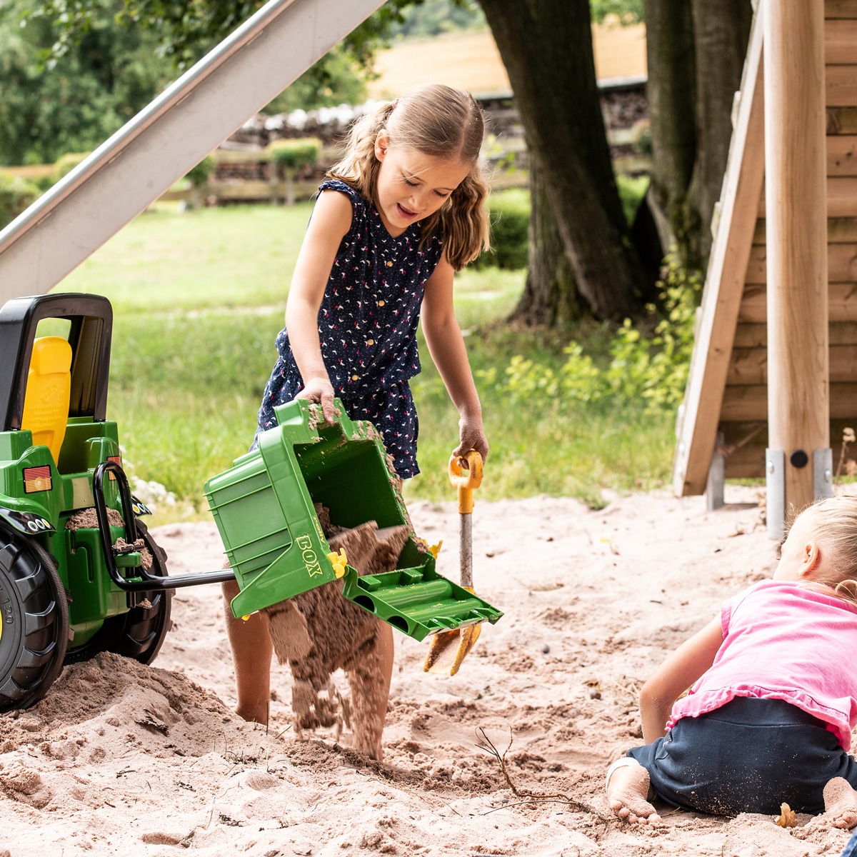 rolly toys® Kinderfahrzeug-Anhänger, Anhängerbox für Tretfahrzeug