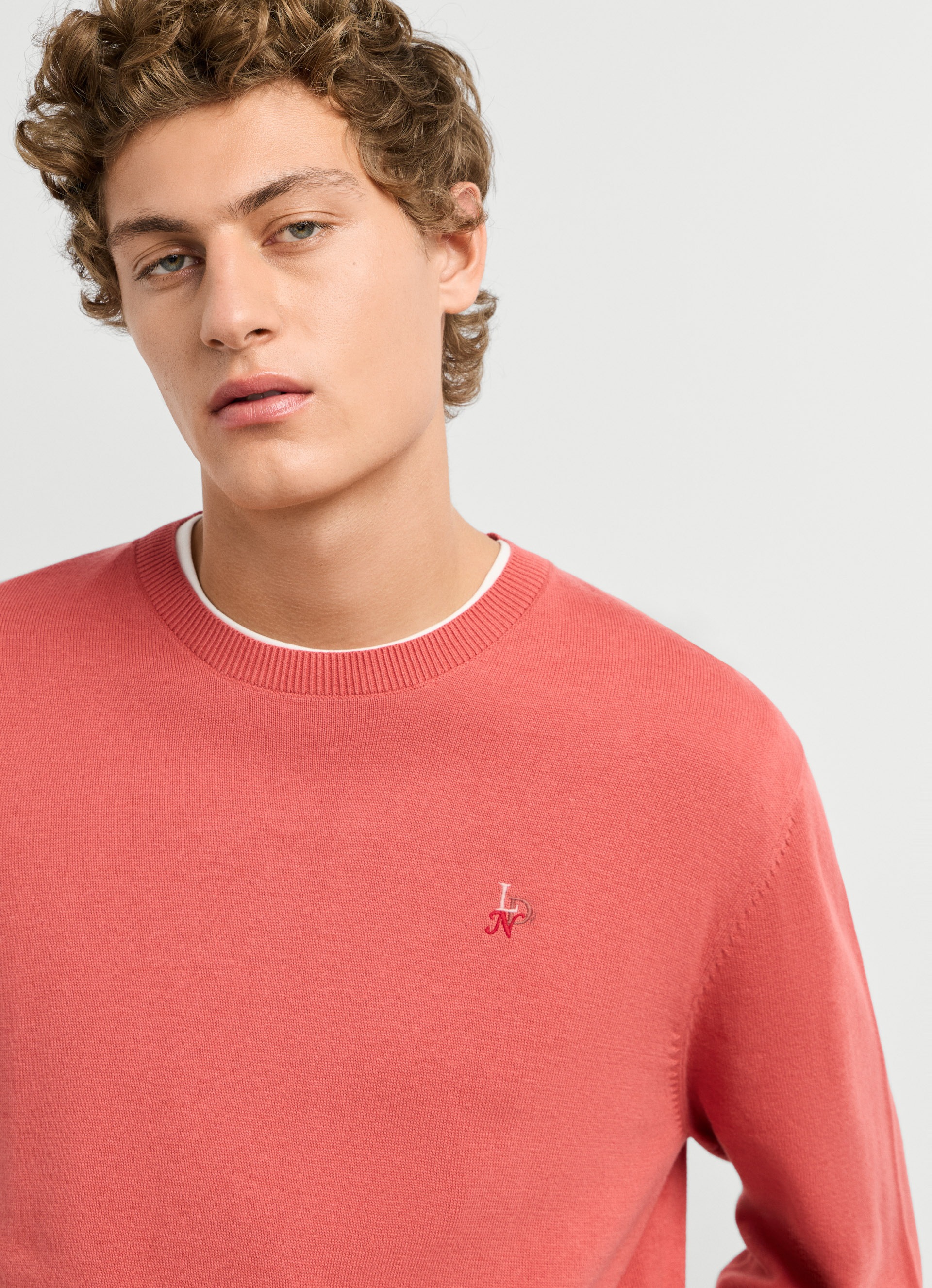 Pepe Jeans Pull à col rond »DANIELS« avec détails brodés, coton