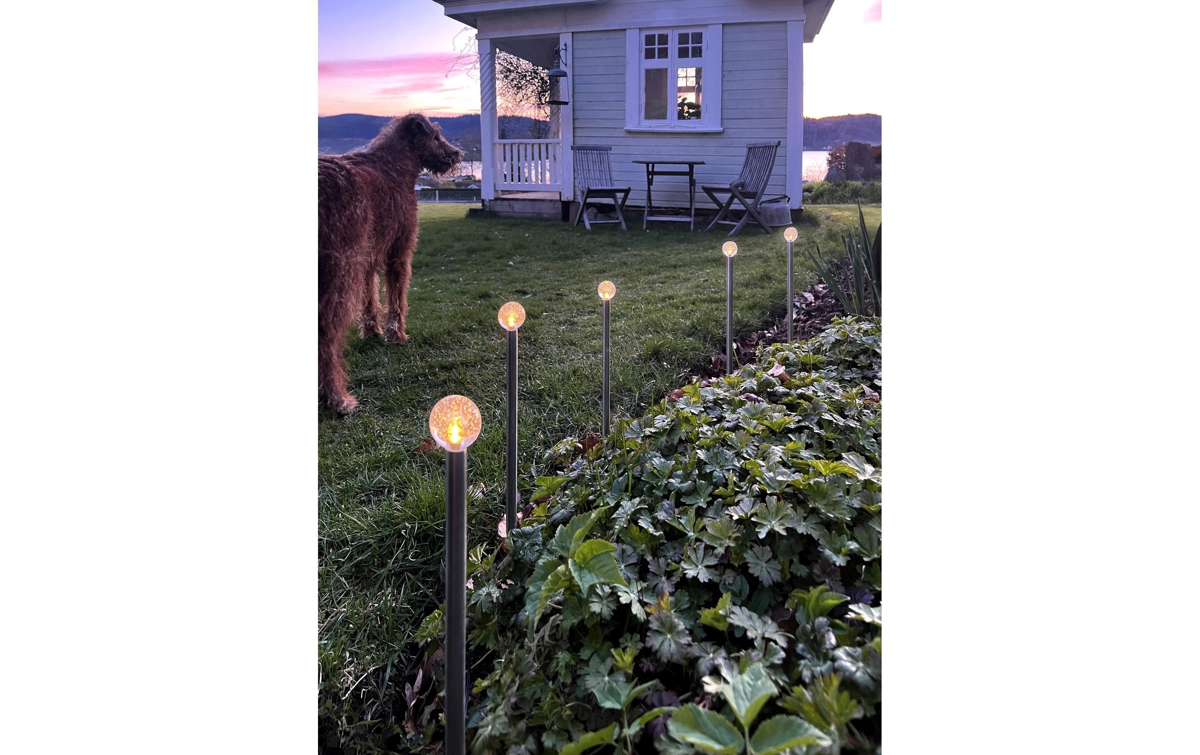 Parforce Traditional Hunting Lampe solaire à LED »Bubbly 10-PIN Warmweiss«