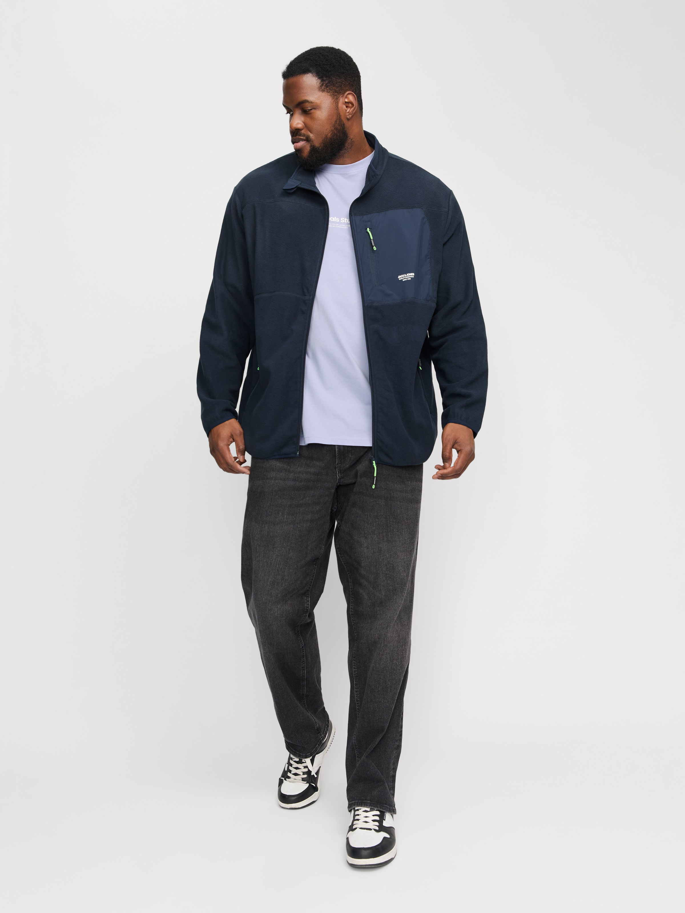 Jack & Jones PlusSize Kurzarmshirt »JORVESTERBRO TEE SS CREW NECK NOOS PLS«