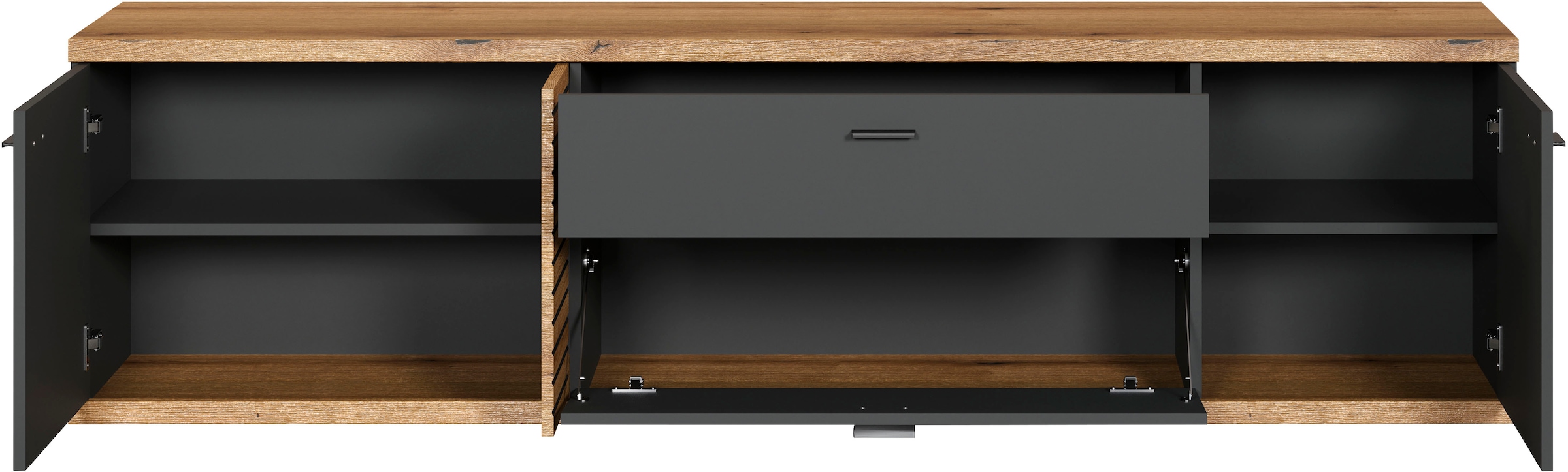 INOSIGN Lowboard »Galway TV-Kommode«, TV-Lowboard im Modernen Design, Breite 202 cm