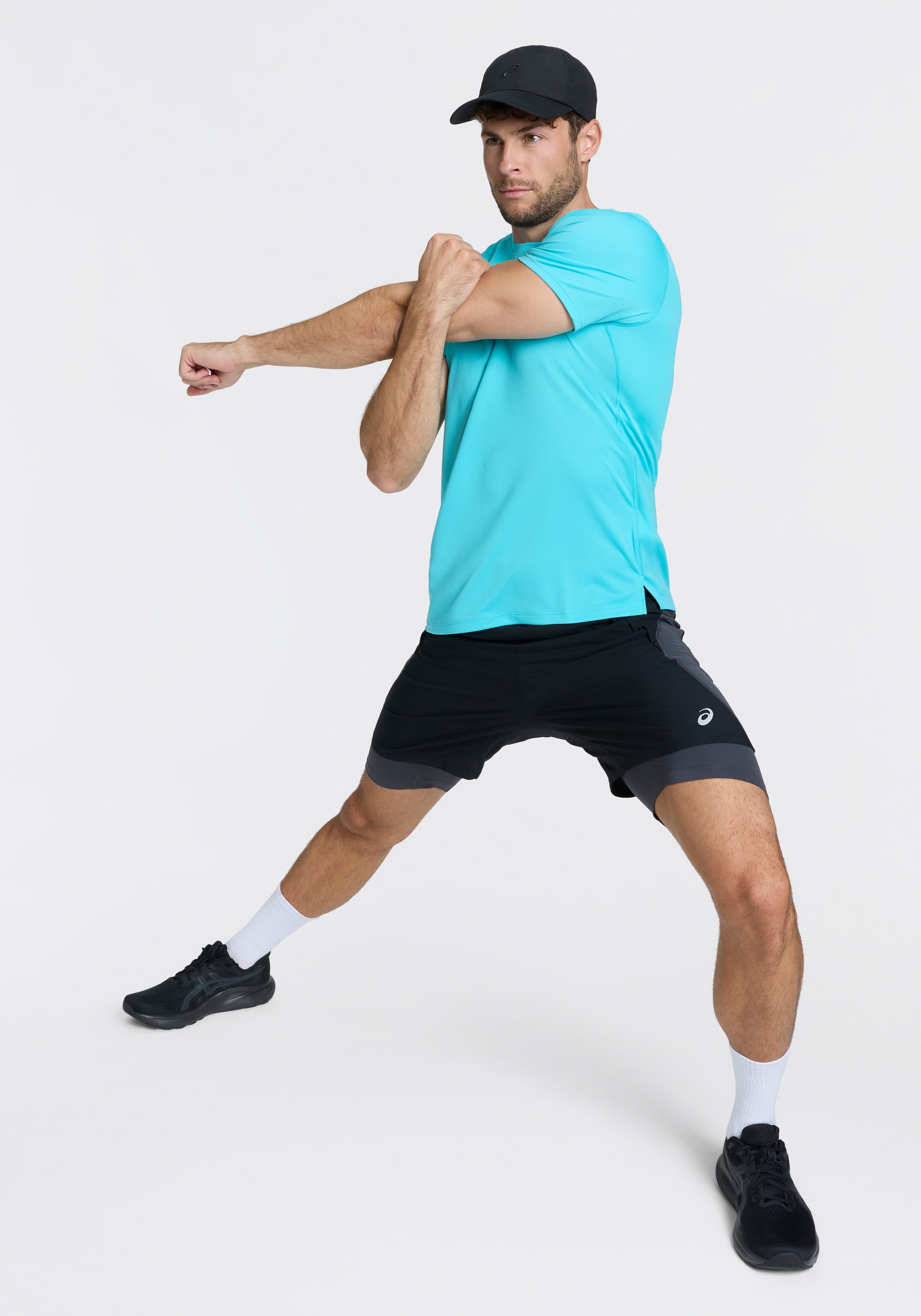 Asics Laufshorts »ROAD 2-N-1 7IN SHORT«  2-in-1 Design, mit Eingrifftaschen, sportlicher Stil