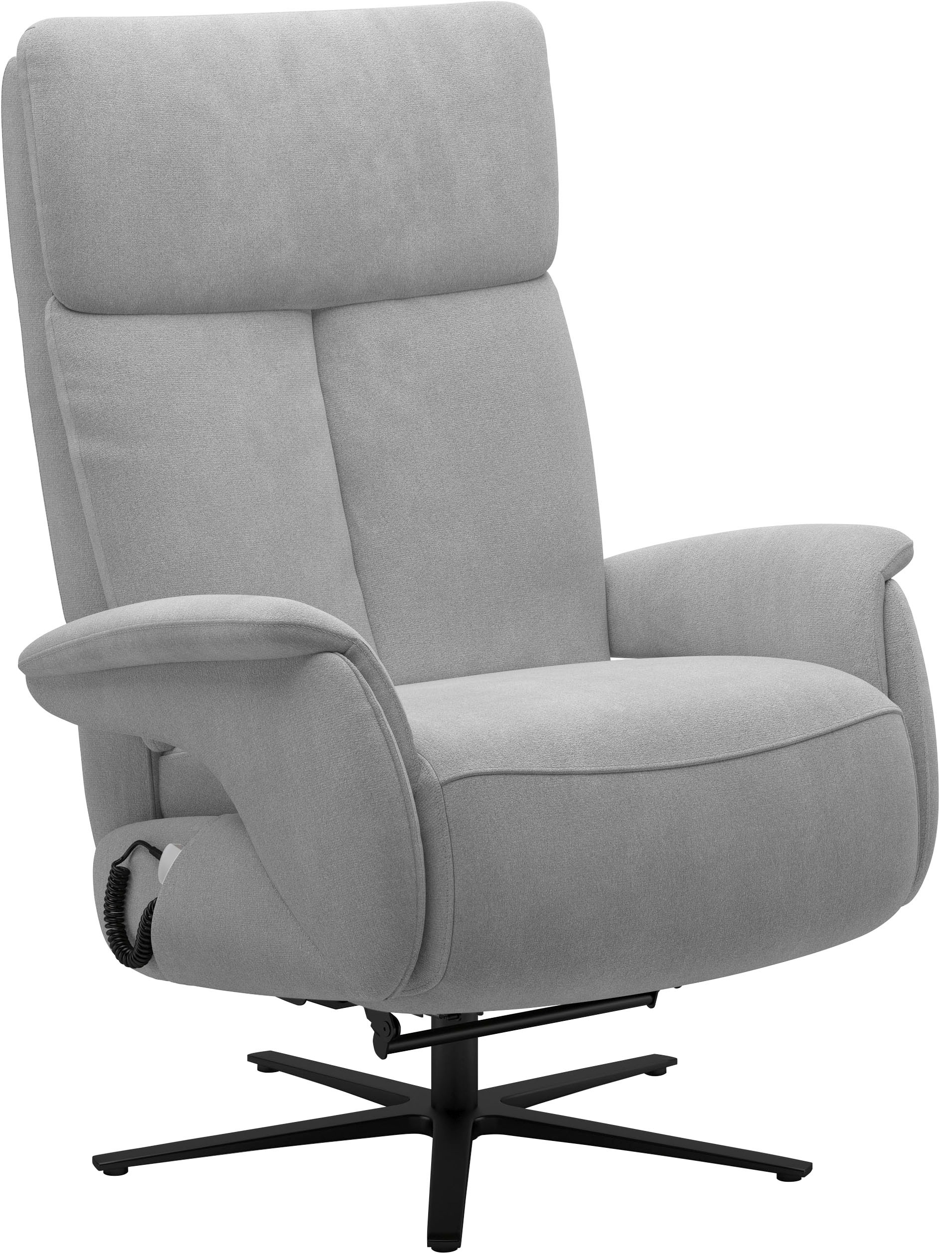sit&more TV-Sessel "Triple Seven Xtra large, bis 200kg belastbar, mit Herz-Waage Funktion" inkl. Kopfteil- & Drehfunktion, wahlweise mit Akku und Aufstehhilfe