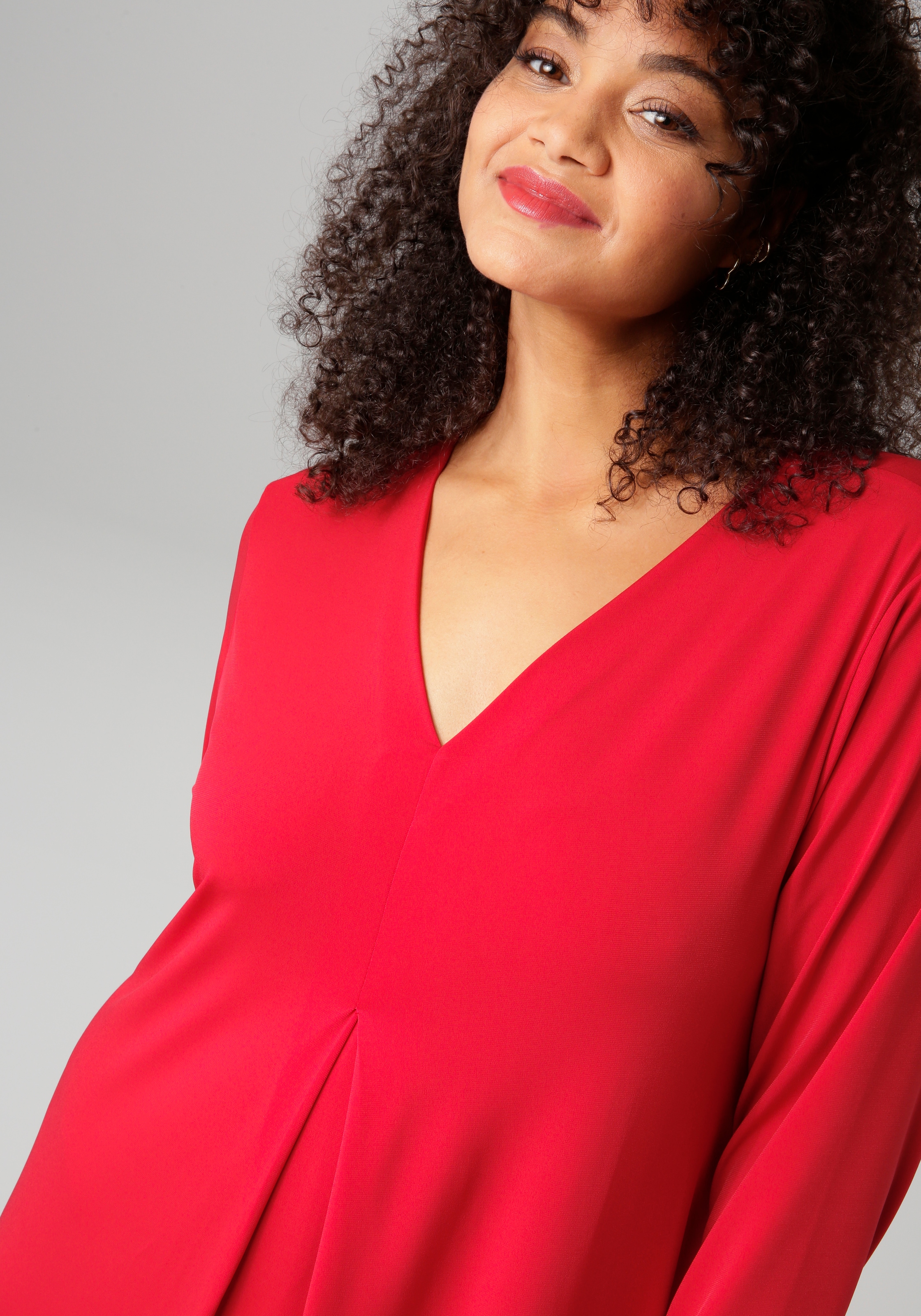 Aniston PLUS Maxikleid, mit raffinieren Seitenschlitzen