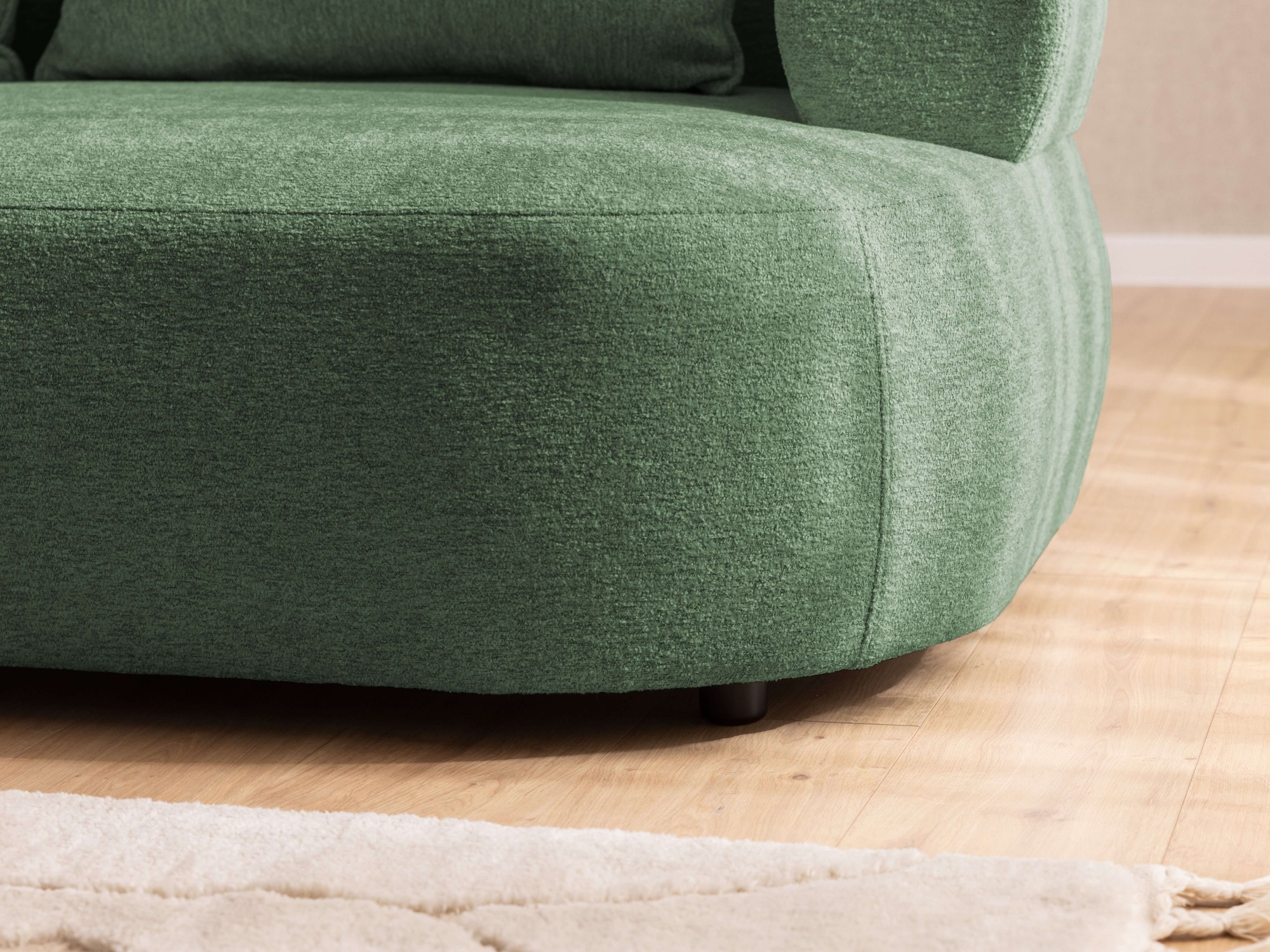 Home affaire 3-Sitzer »LUSSAC 3-Sitzer Design-Sofa mit Zierkissen, Masse B/T/H: 202/123/78 cm« hoher Sitzkomfort und modernes Design, Sofa ohne Bettfunktion