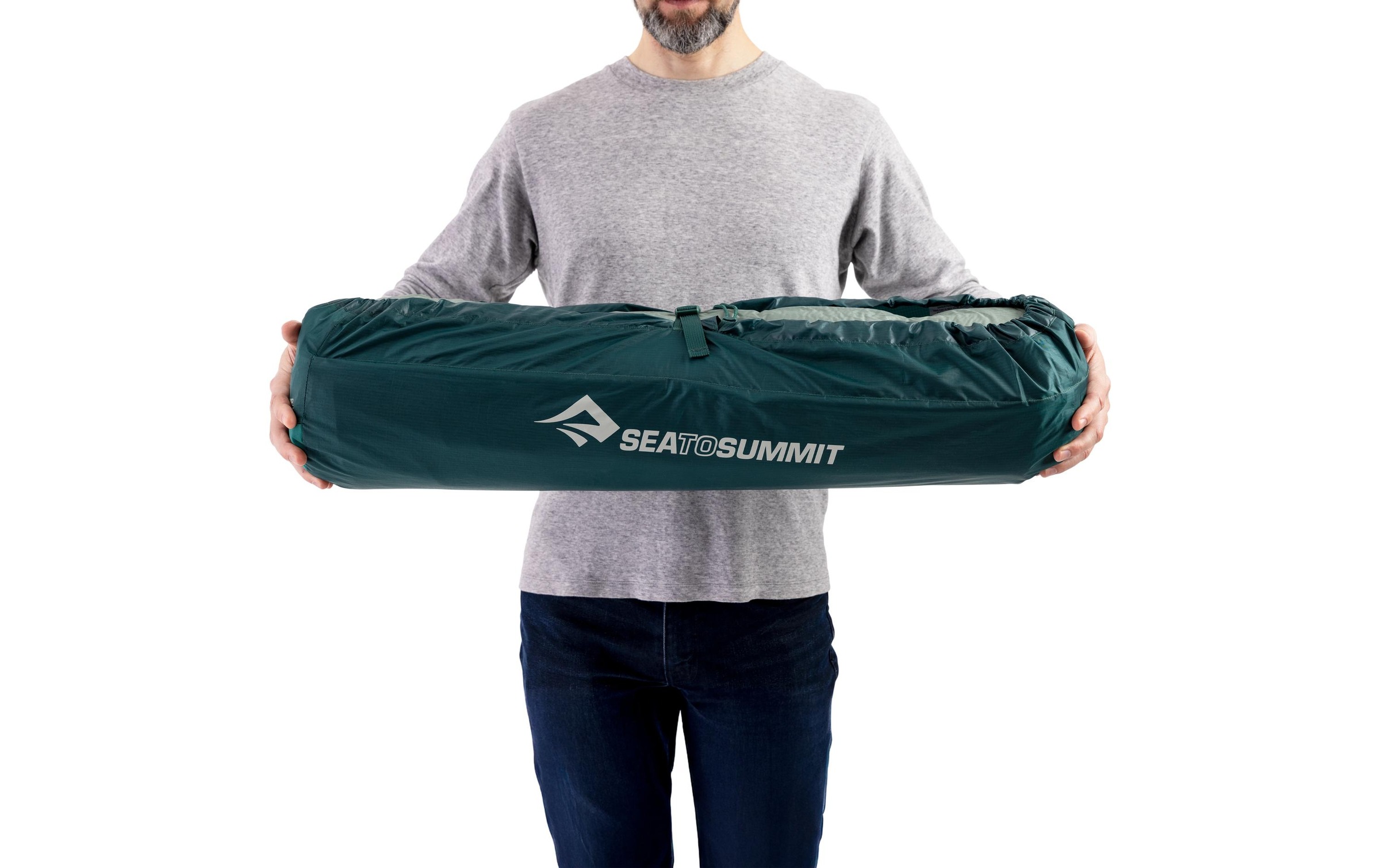 sea to summit Luftmatratze »Comfort Deluxe Mat Large Rectangular« Bequeme selbstaufblasende Isomatte, Rain Forest