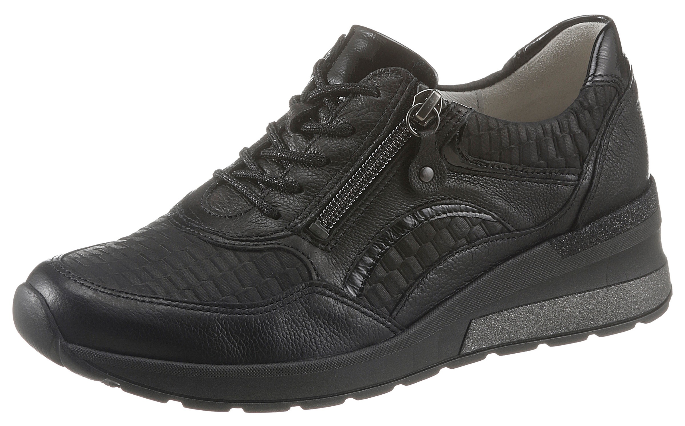 Image of Waldläufer Schnürschuh »H-CLARA«, mit beidseitigen Reissverschlüssen, H-Weite bei Ackermann Versand Schweiz